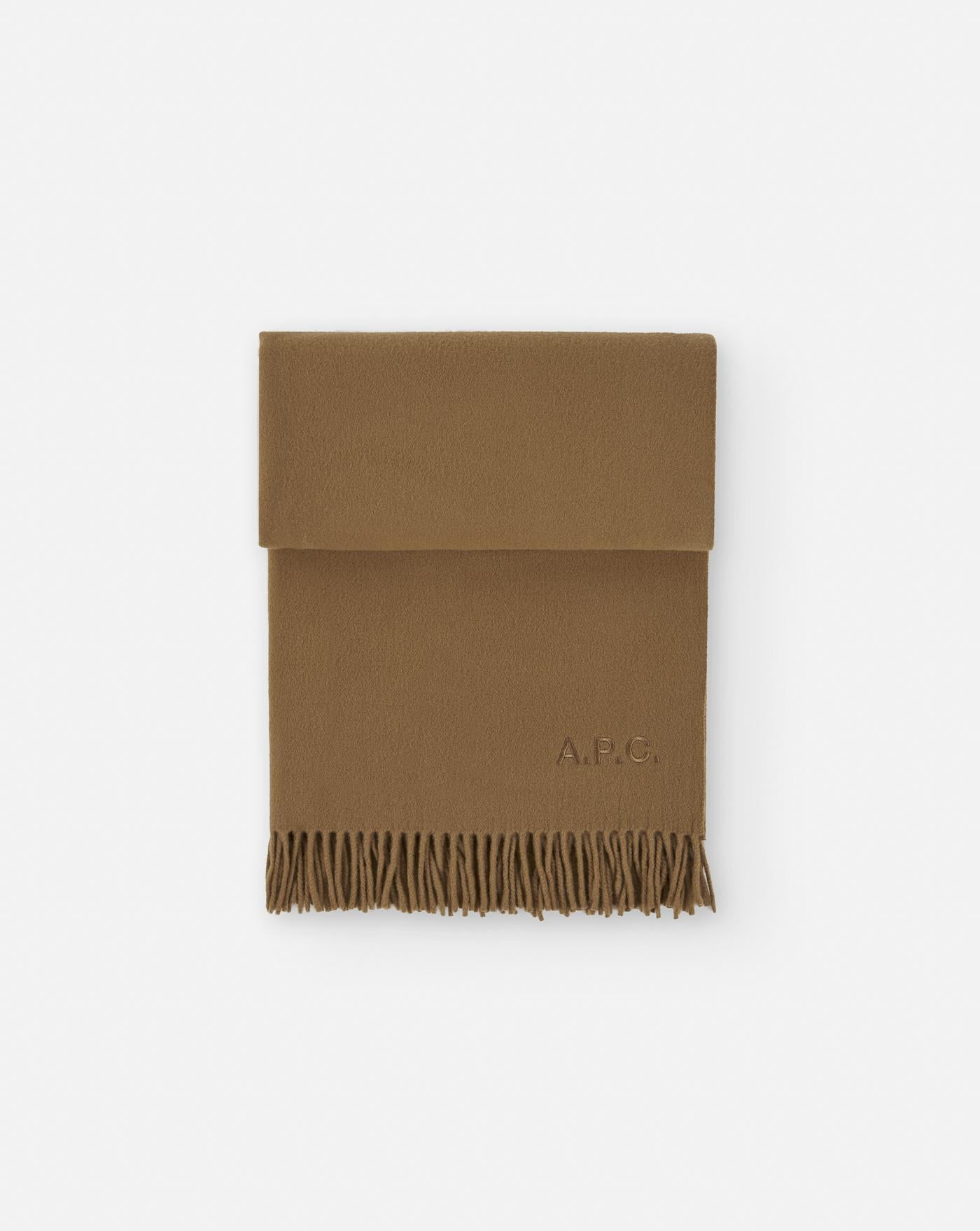 Bufanda A.P.C. Echarpe Alix Brodee WOAFEM15170 CAB-CAMEL A.P.C.