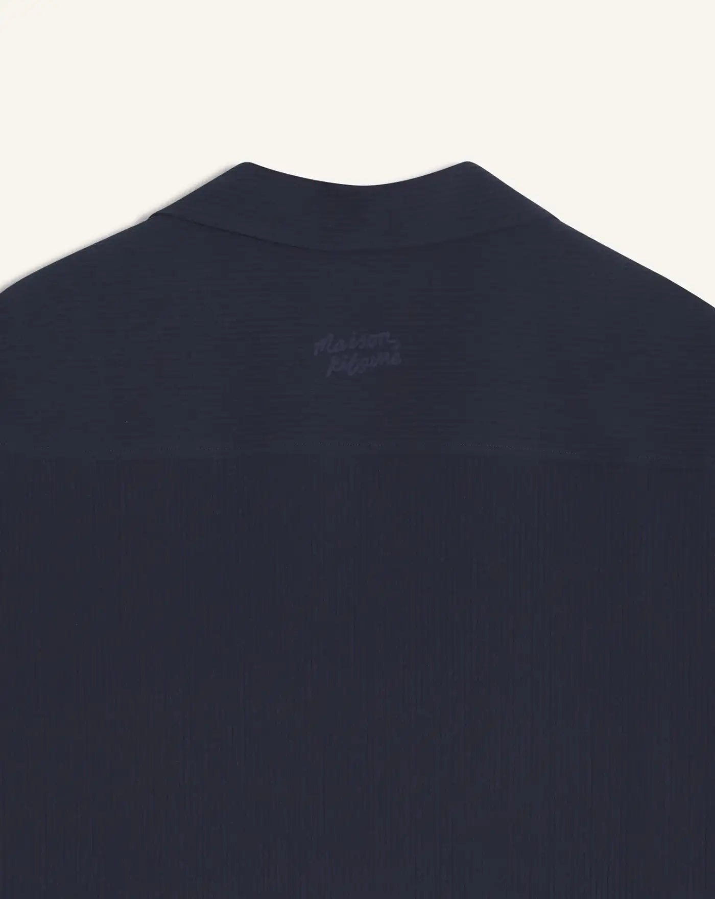 Camisa Maison Kitsune Seersucker Resort QM00407WC5082 0413 MAISON KITSUNE