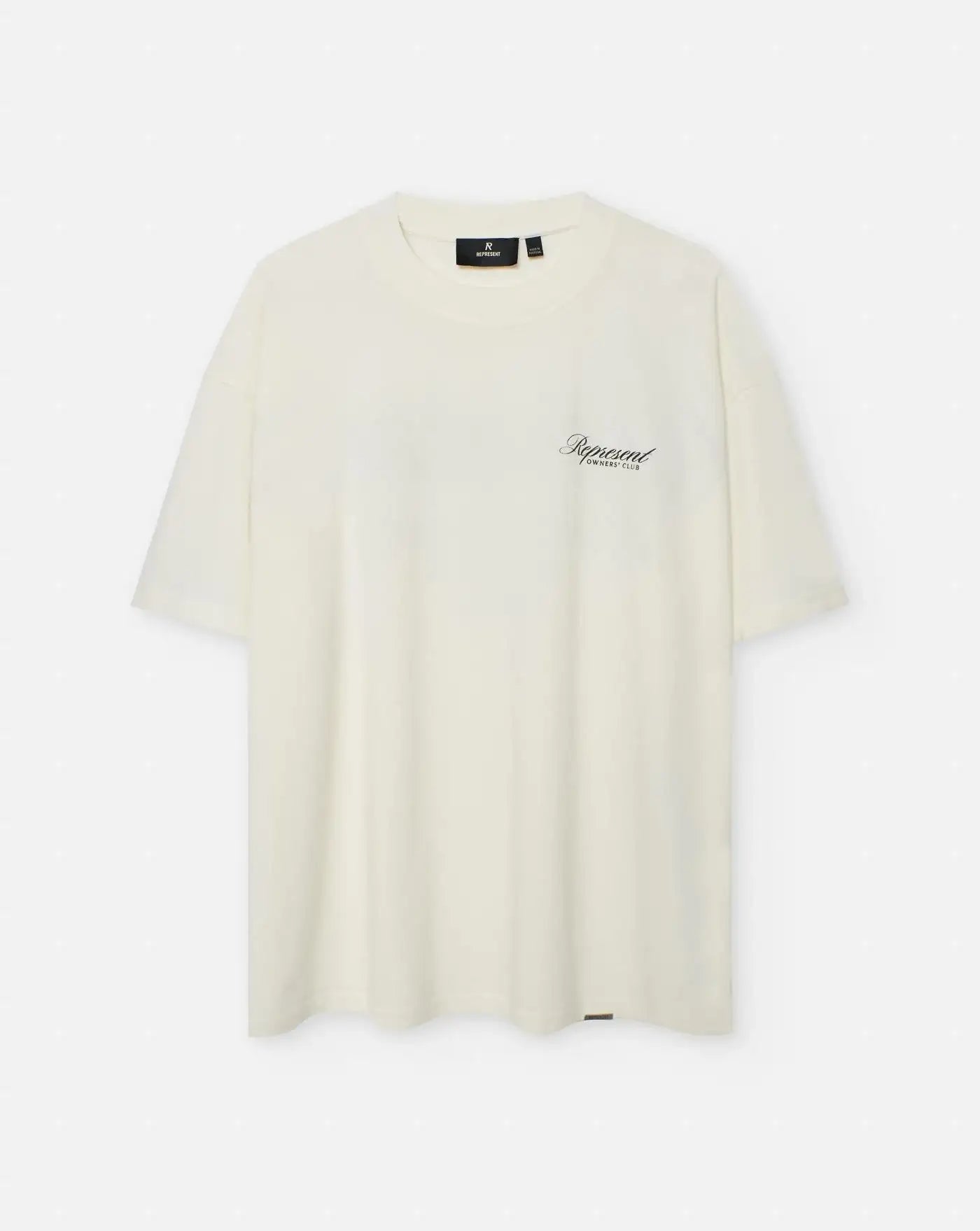 Camiseta Represent Owners Club Script OCM41201 072FLAT WHITE REPRESENT