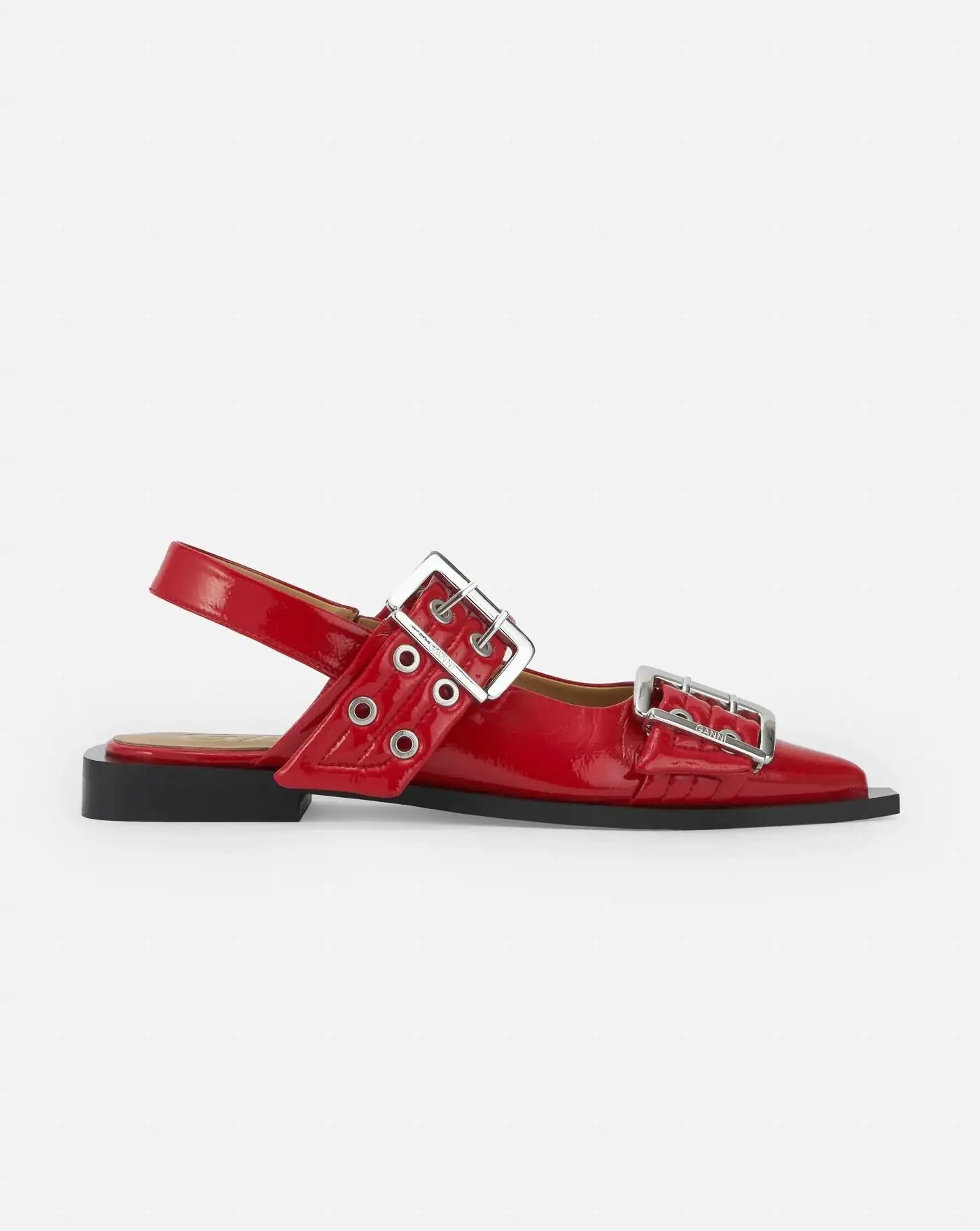 Zapatos Ganni Feminine Buckle Ballerina S2843 474 GANNI