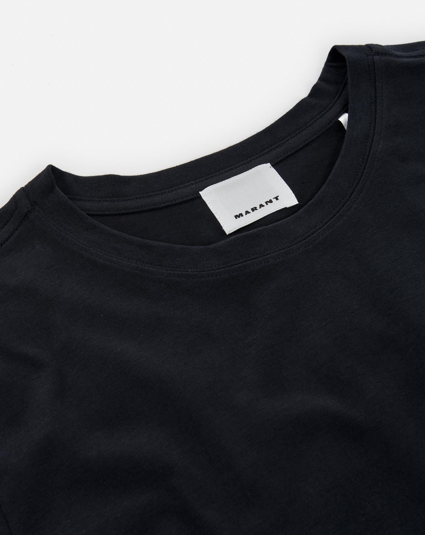 Camiseta Isabel Marant Zafferh TS0047HAB3N13H 01BK ISABEL MARANT