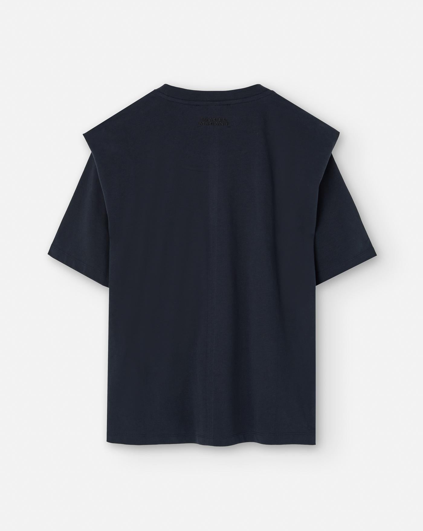 Camiseta Isabel Marant Zelitos TS0041FAA1N41I 01BK ISABEL MARANT