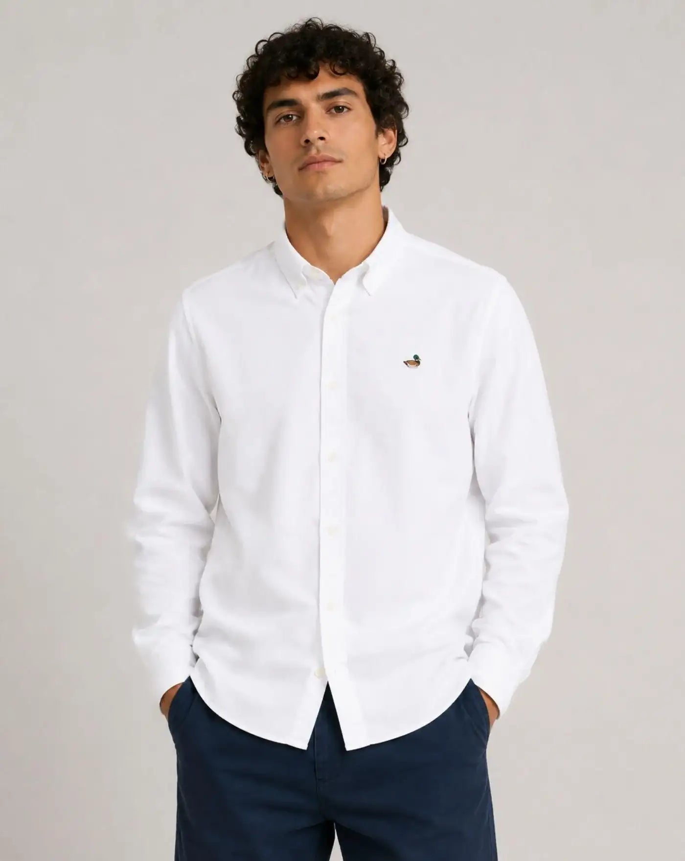 Camisa Edmmond Oxford Duck 3261001000 PLAIN WHITE EDMMOND