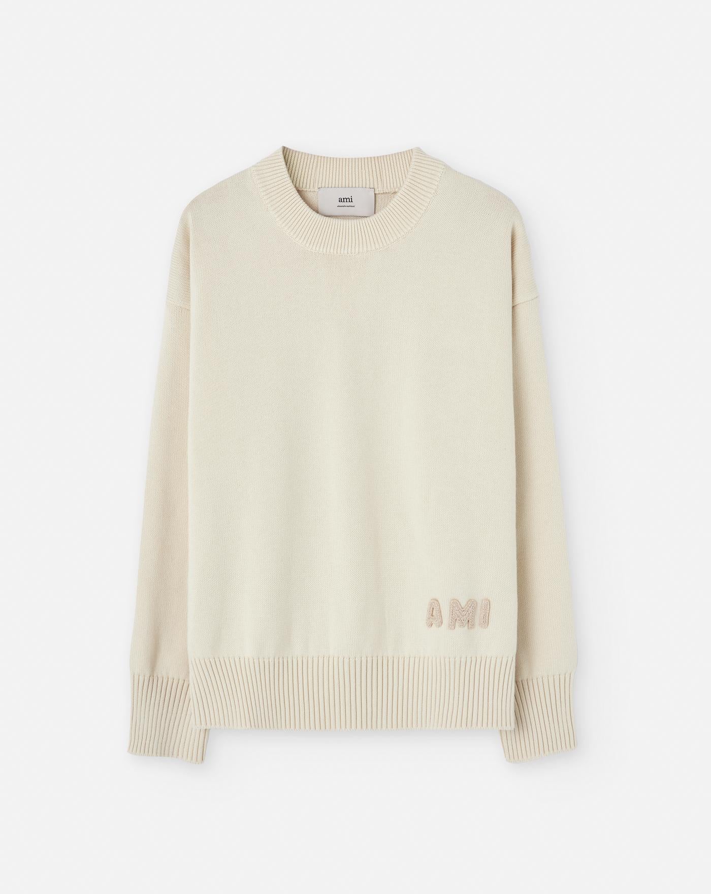 Jersey Ami Paris Crewneck HKS163KN0063 136 AMI PARIS