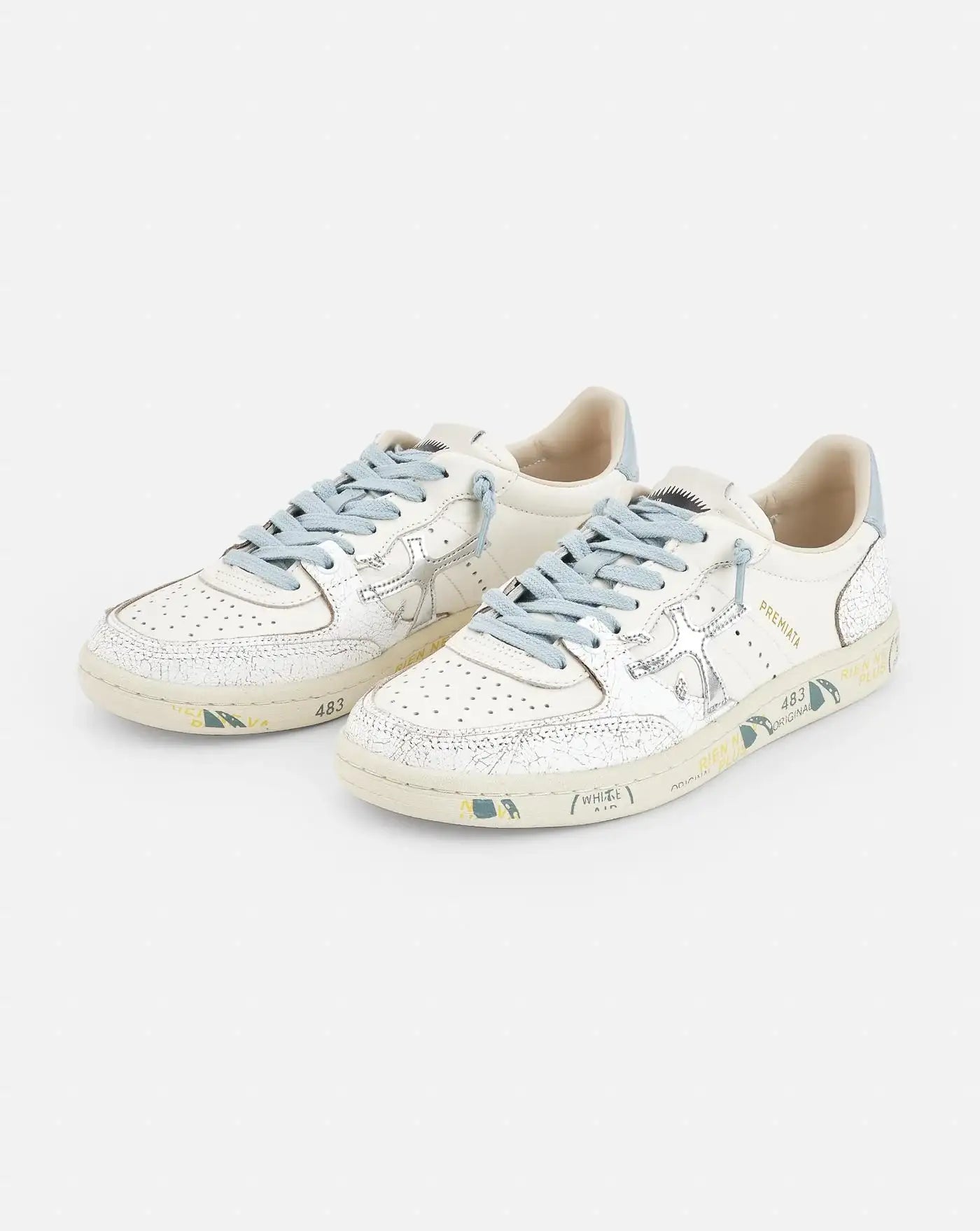 Zapatillas Premiata BsktClad Var 6780 BSKTCLAD VAR 6780 WHITE/BLUE PREMIATA