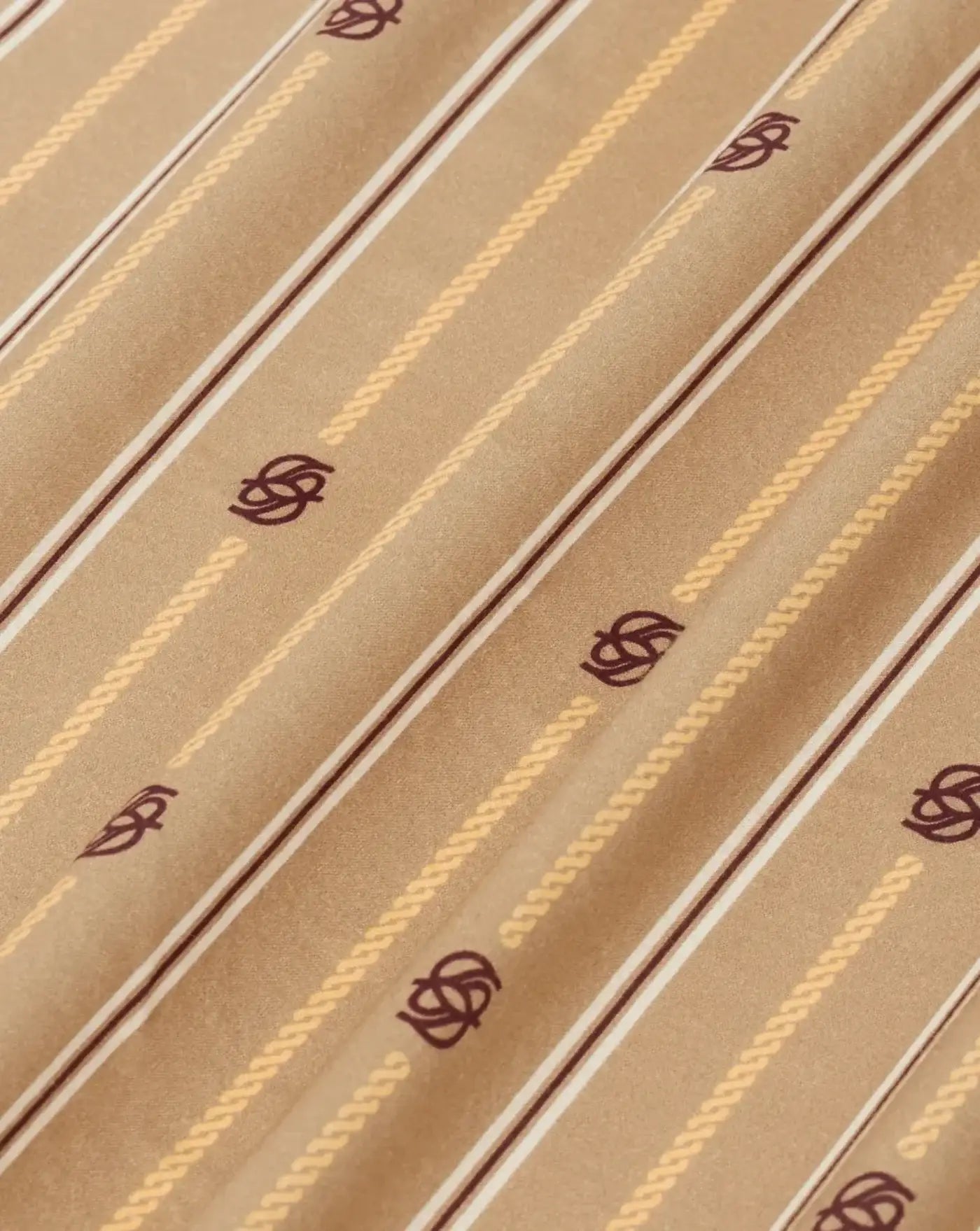 Pañuelo Drole de Monsieur Le Foulard Rayure Monogramme BA021 CO128 BG DROLE DE MONSIEUR