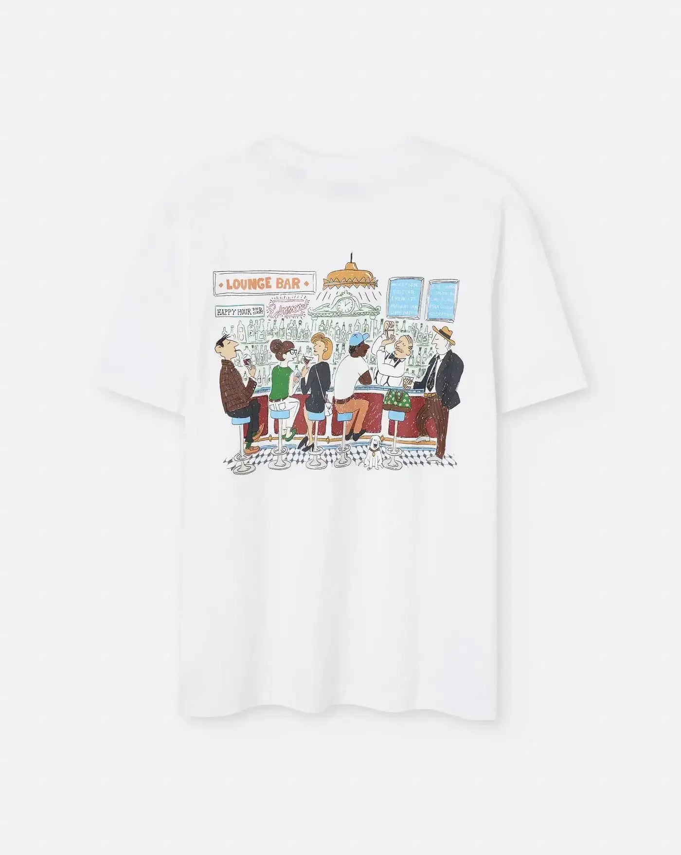 Camiseta Edmmond Lounge Bar 1253010000 PLAIN WHITE EDMMOND