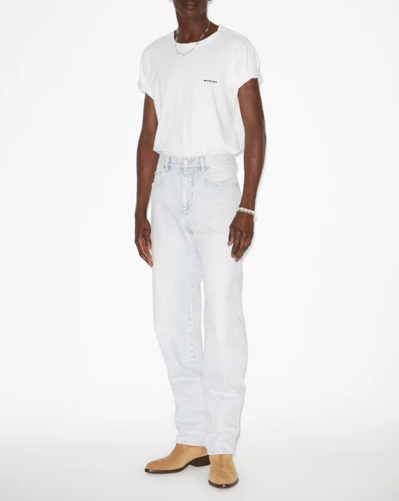 Camiseta Isabel Marant Zafferh TS0047HA B3N13H 20WH ISABEL MARANT