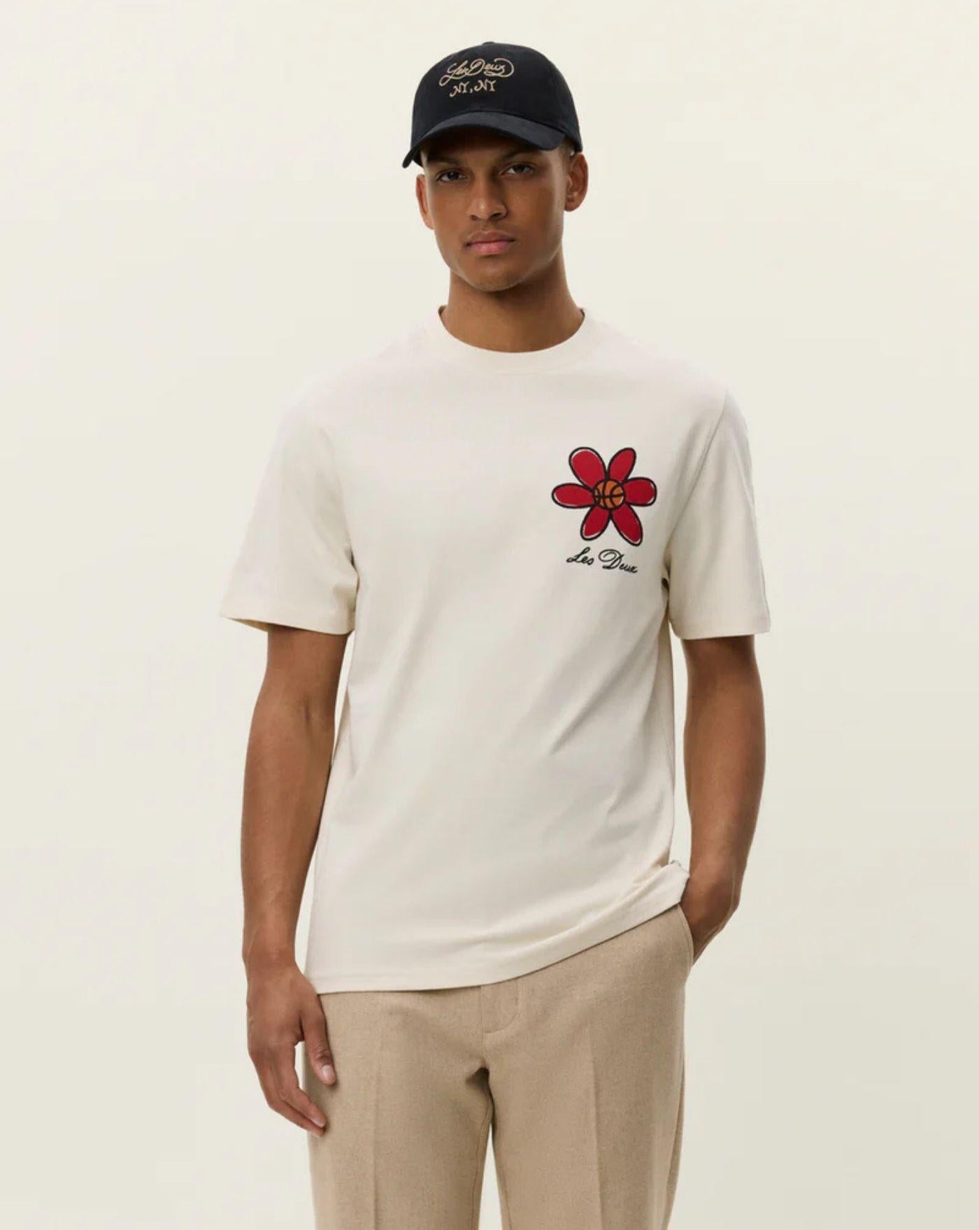 Camiseta Les Deux Flower Basket 1000835 215 LES DEUX