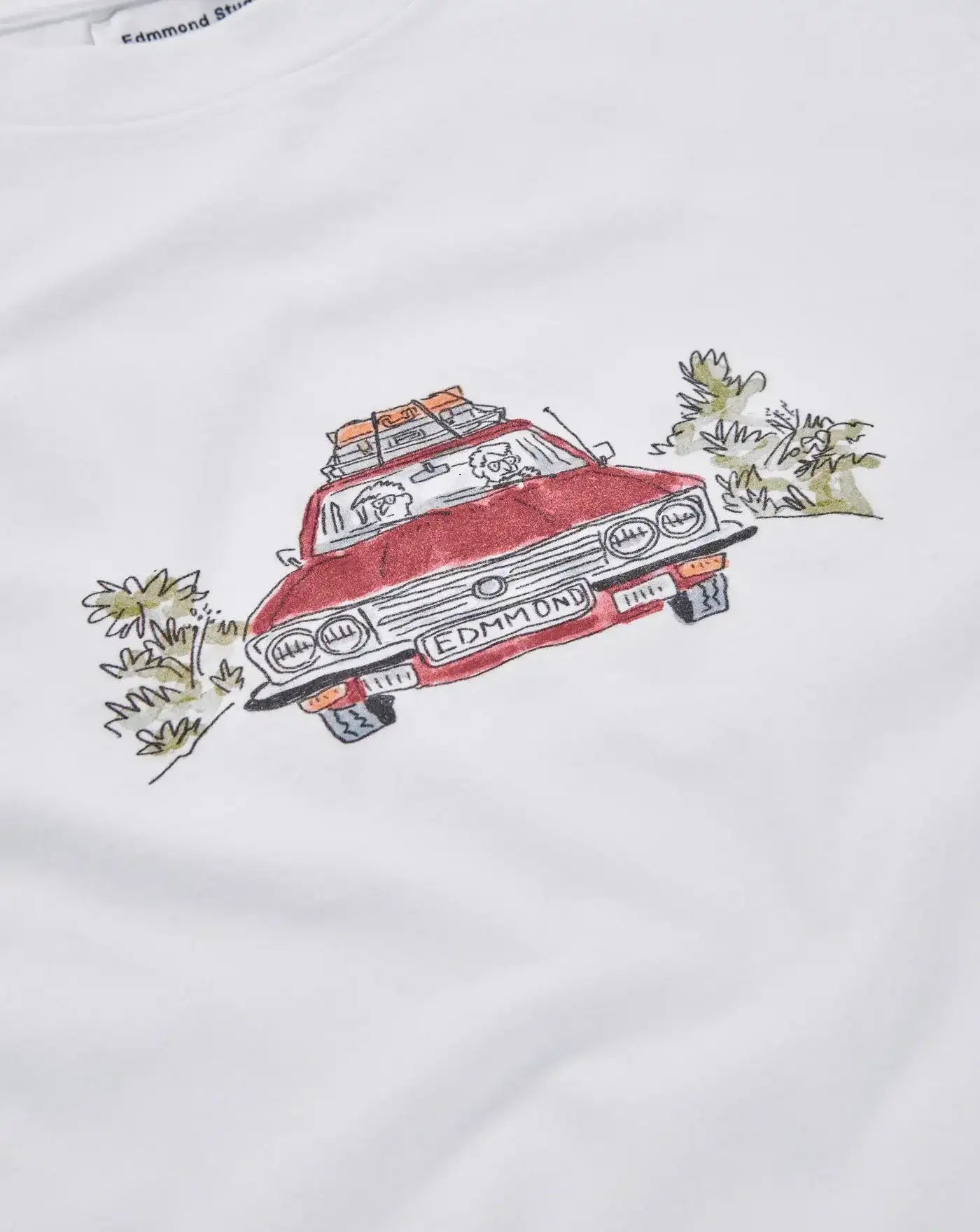 Camiseta Edmmond Holiday Auto 1253008000 PLAIN WHITE EDMMOND
