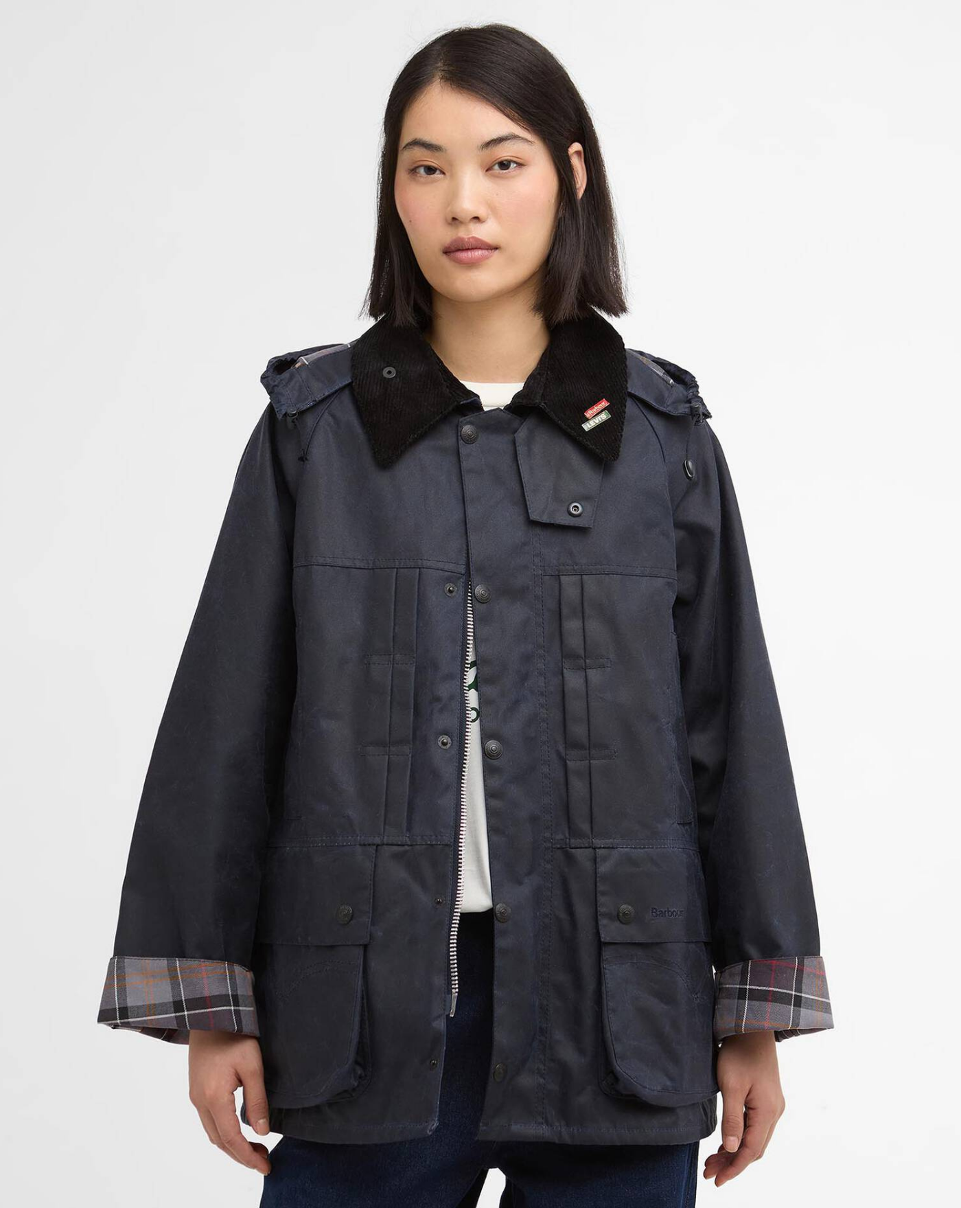 Chaqueta Barbour x Levi's Oversized Bedale Waxed Jacket MWX2510NY 71 BARBOUR