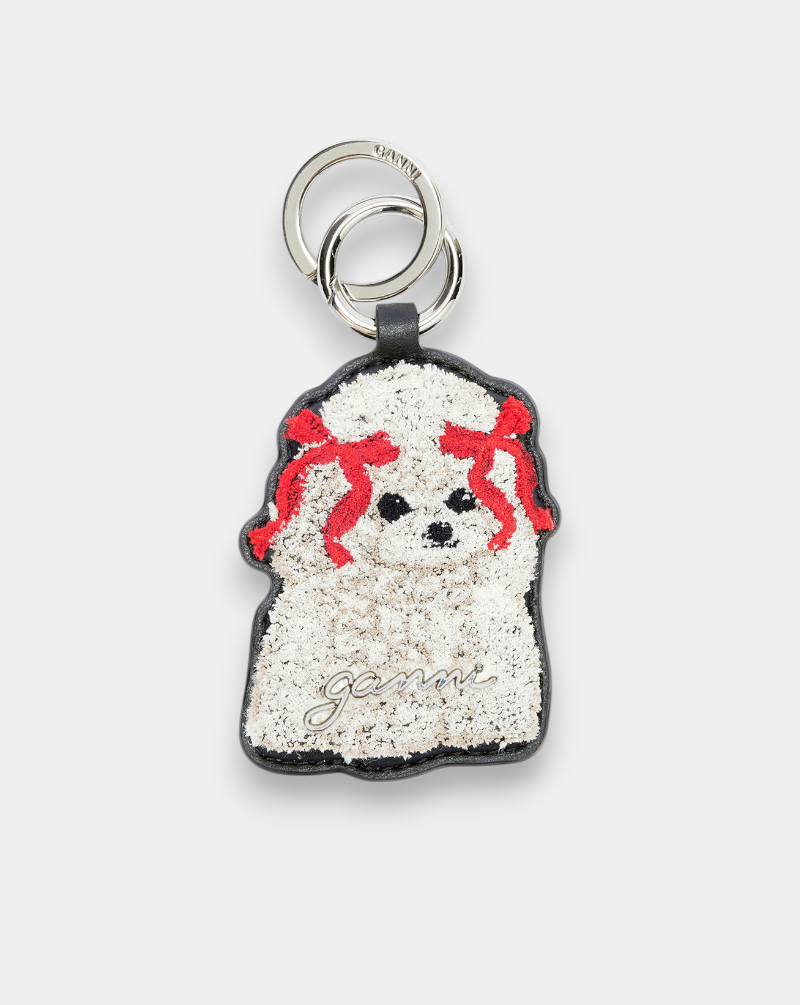 Llavero Ganni Dog Bow Keyring B3010032 099 GANNI
