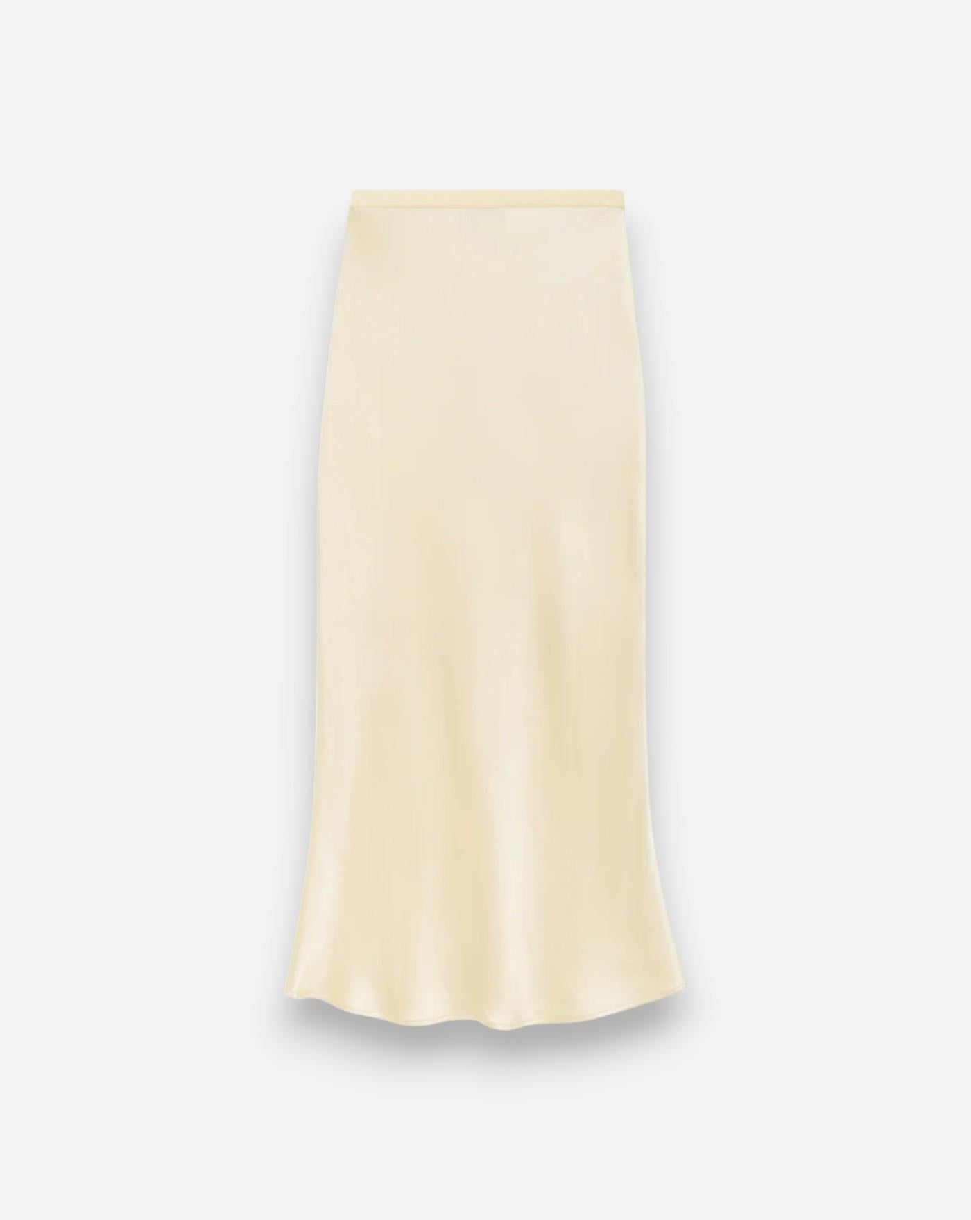 Falda Anine Bing Bar Silk Skirt A044001CRM02 BUTTER YELLOW ANINE BING