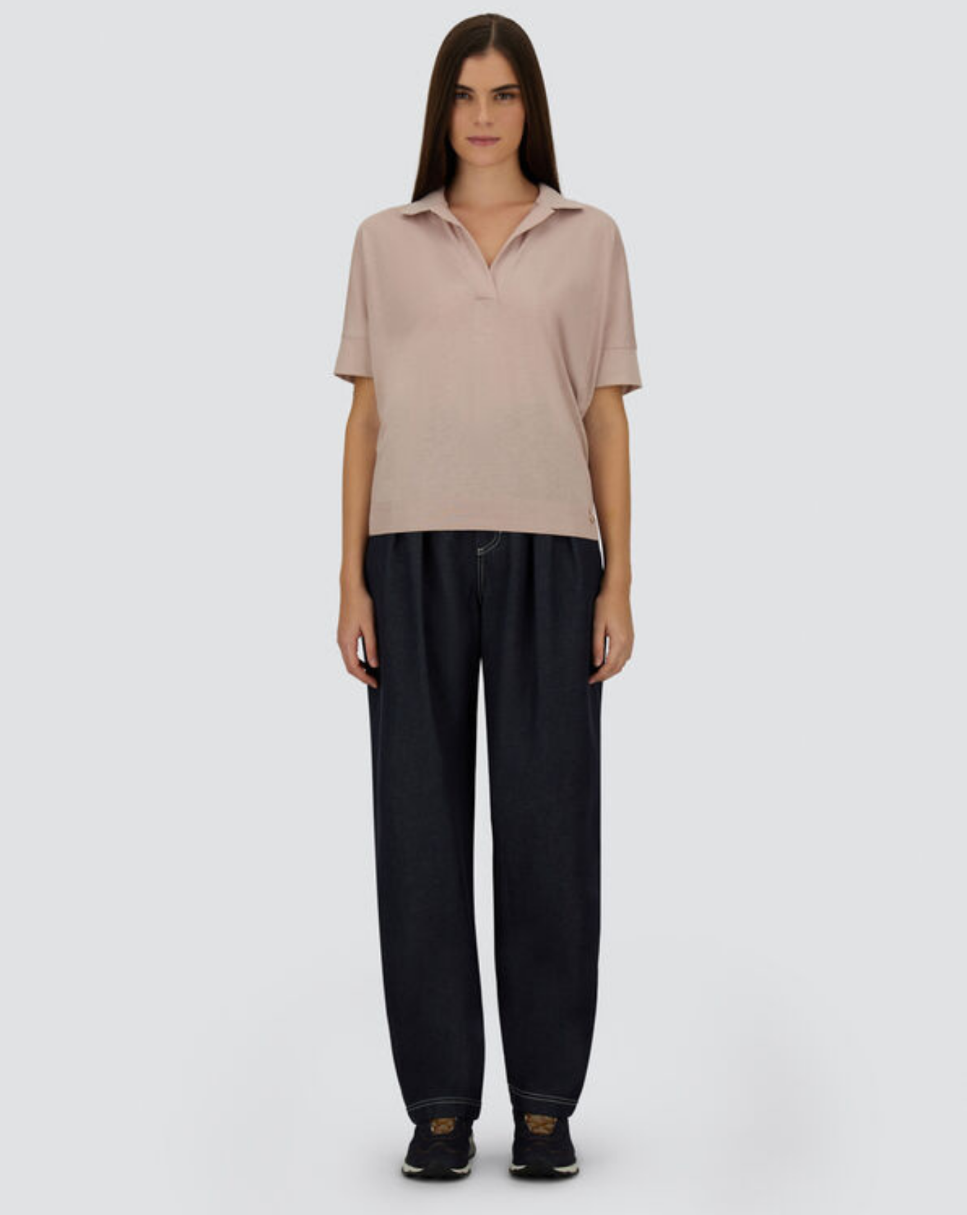 Polo Herno Glam Knit Effect JPL00113D 520564035 HERNO
