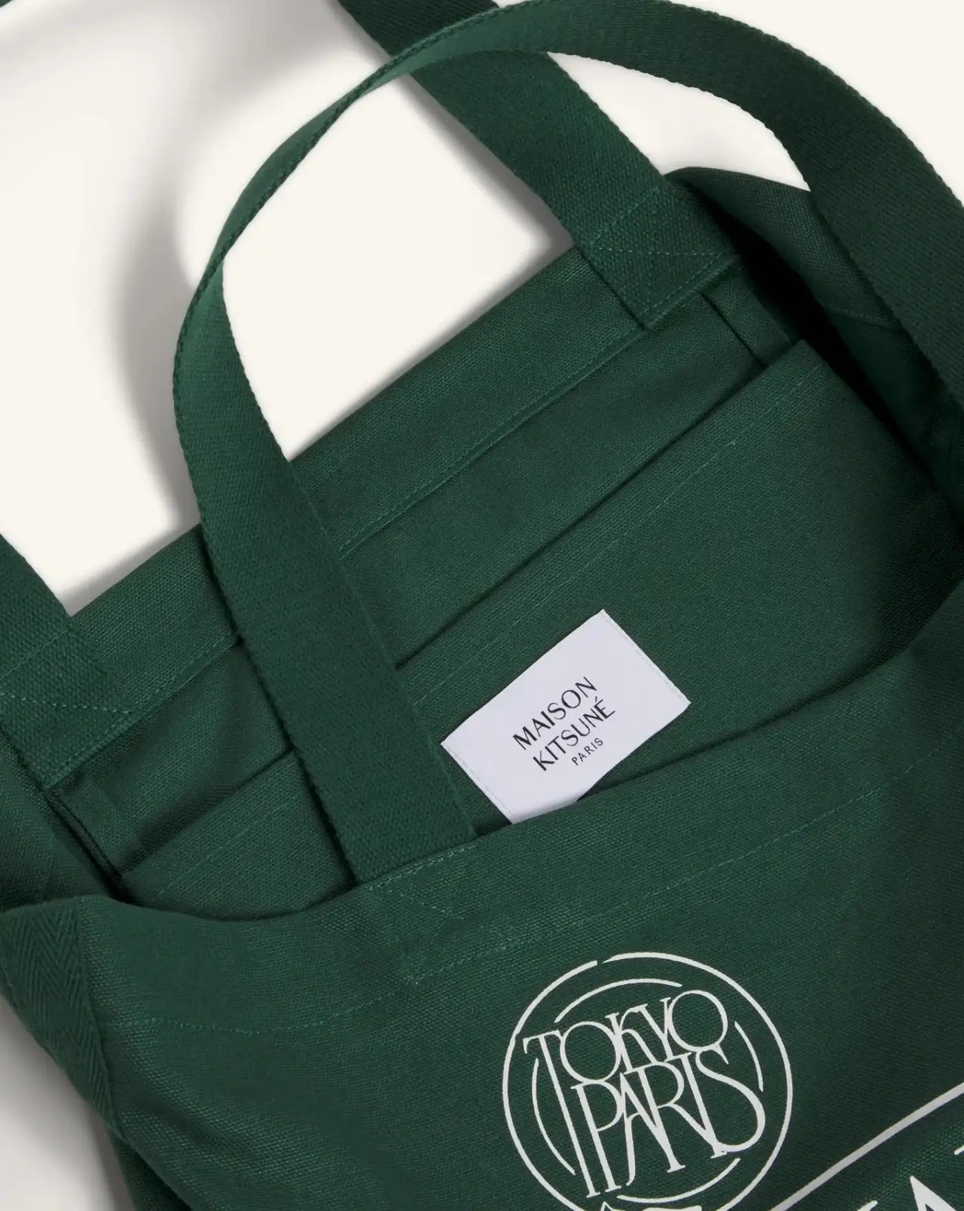 Bolso Maison Kitsune Art Nouveau Stamp Tote QU05118WW9042 P399 MAISON KITSUNE