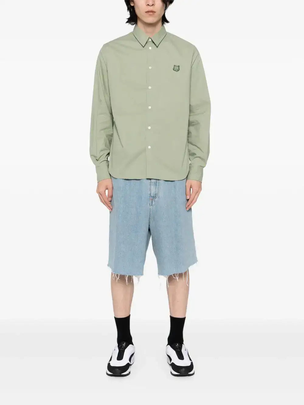 Camisa Maison Kitsuné Bold Fox Head MM00403WC5042 0078 MAISON KITSUNE