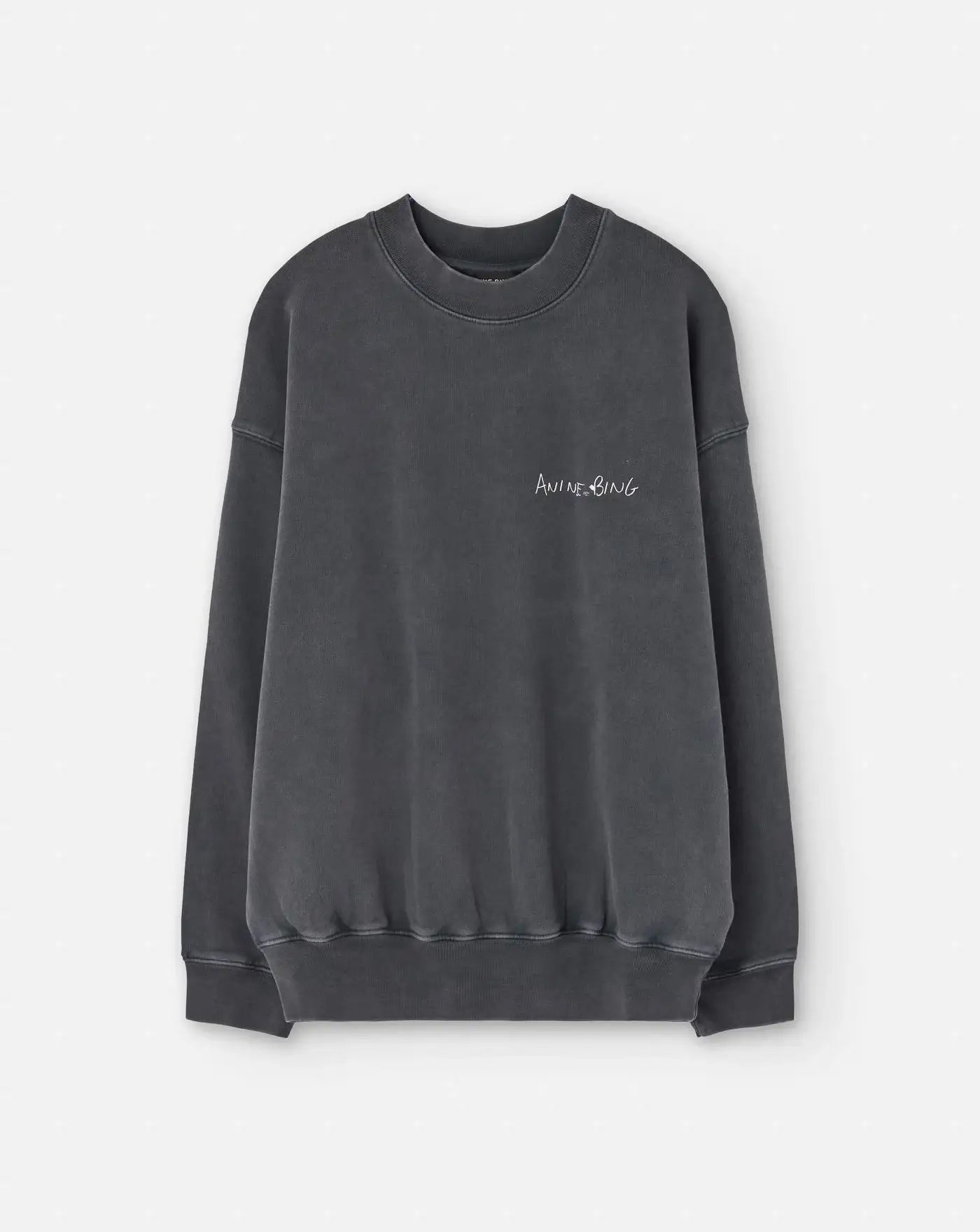 Sudadera Anine Bing Jaci Lyrics A0810904WBL1 WASHED BLACK ANINE BING
