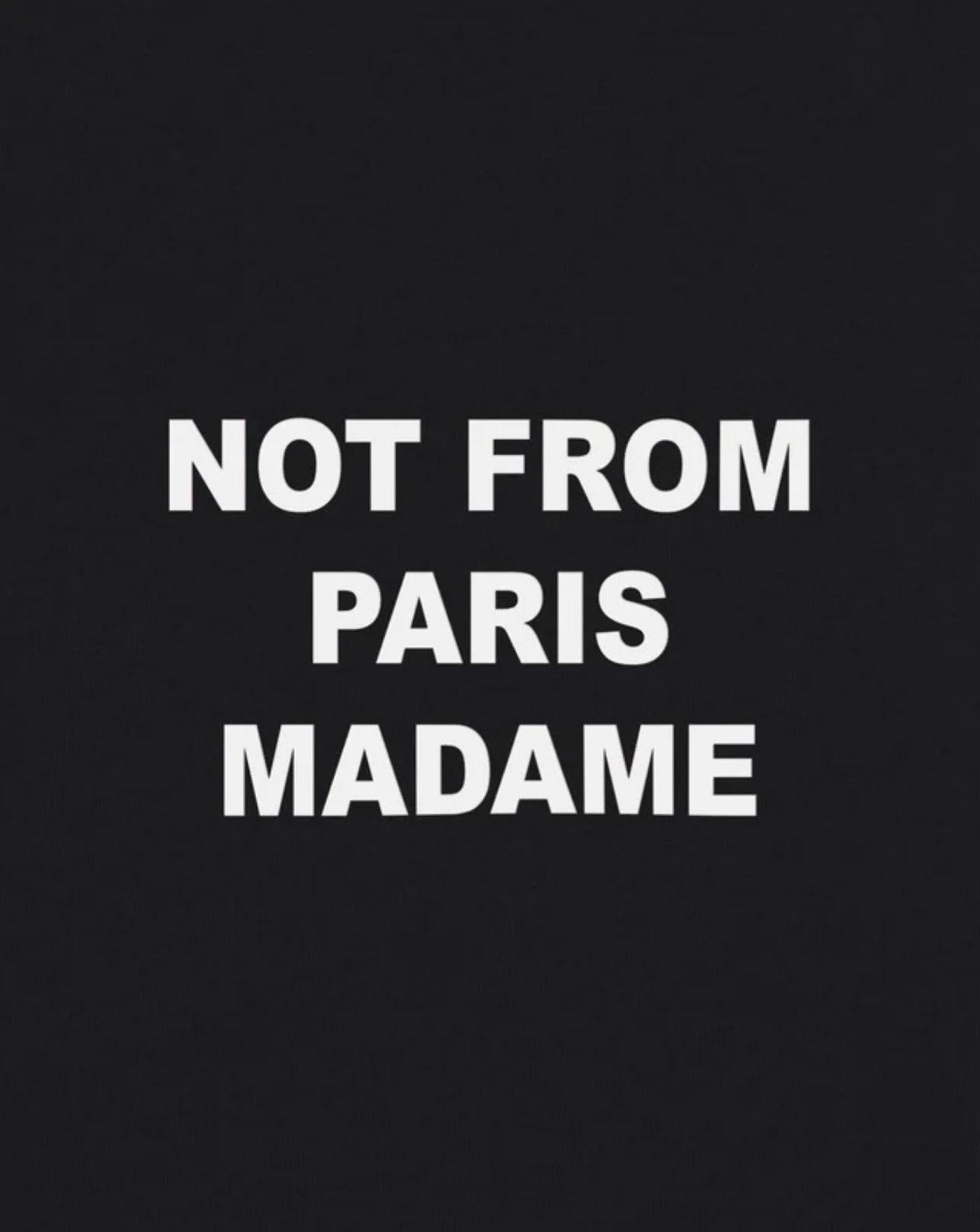 Sudadera Drole de Monsieur Bold Slogan Sweatshirt<BR/> SW149 CO127 BL DROLE DE MONSIEUR