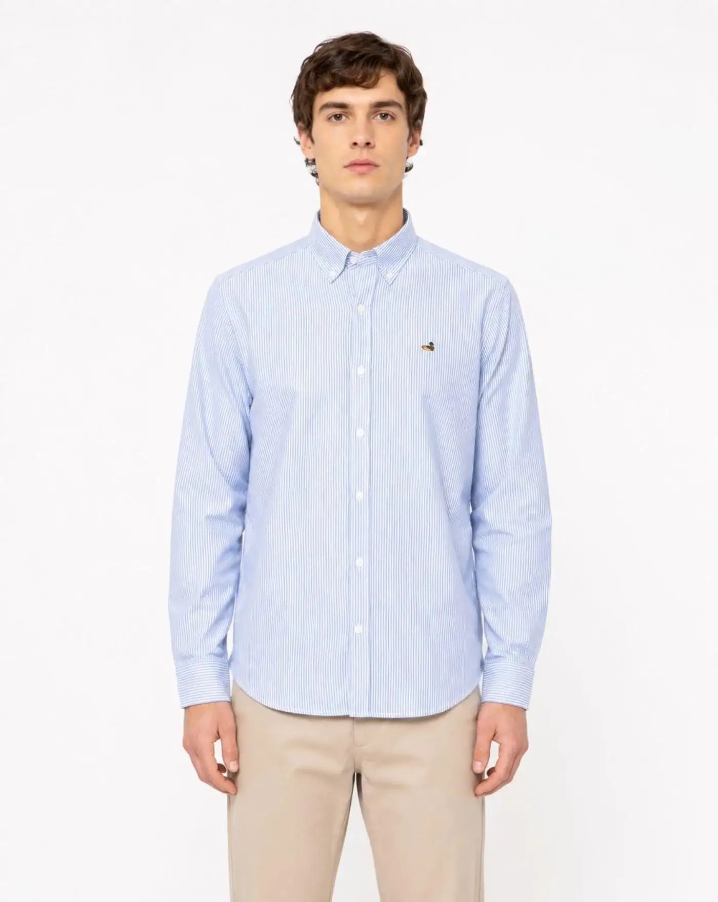 Camisa Edmmond Duck Striped 3261002500 PLAIN LIGHT BLUE EDMMOND