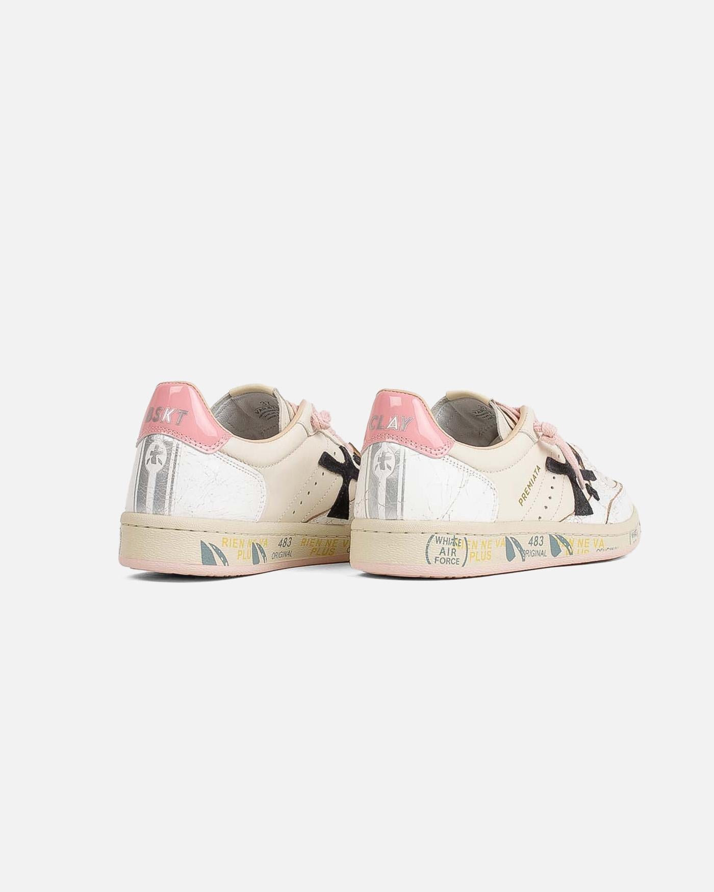 Zapatillas Premiata BsktClad Var 6783 BSKTCLAD VAR 6783 WHITE/PINK PREMIATA