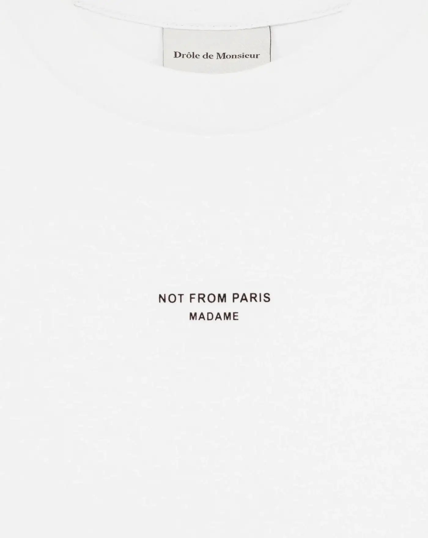 Camiseta Drole de Monsieur Classic Slogan T-shirt TS202 CO002 OPW DROLE DE MONSIEUR