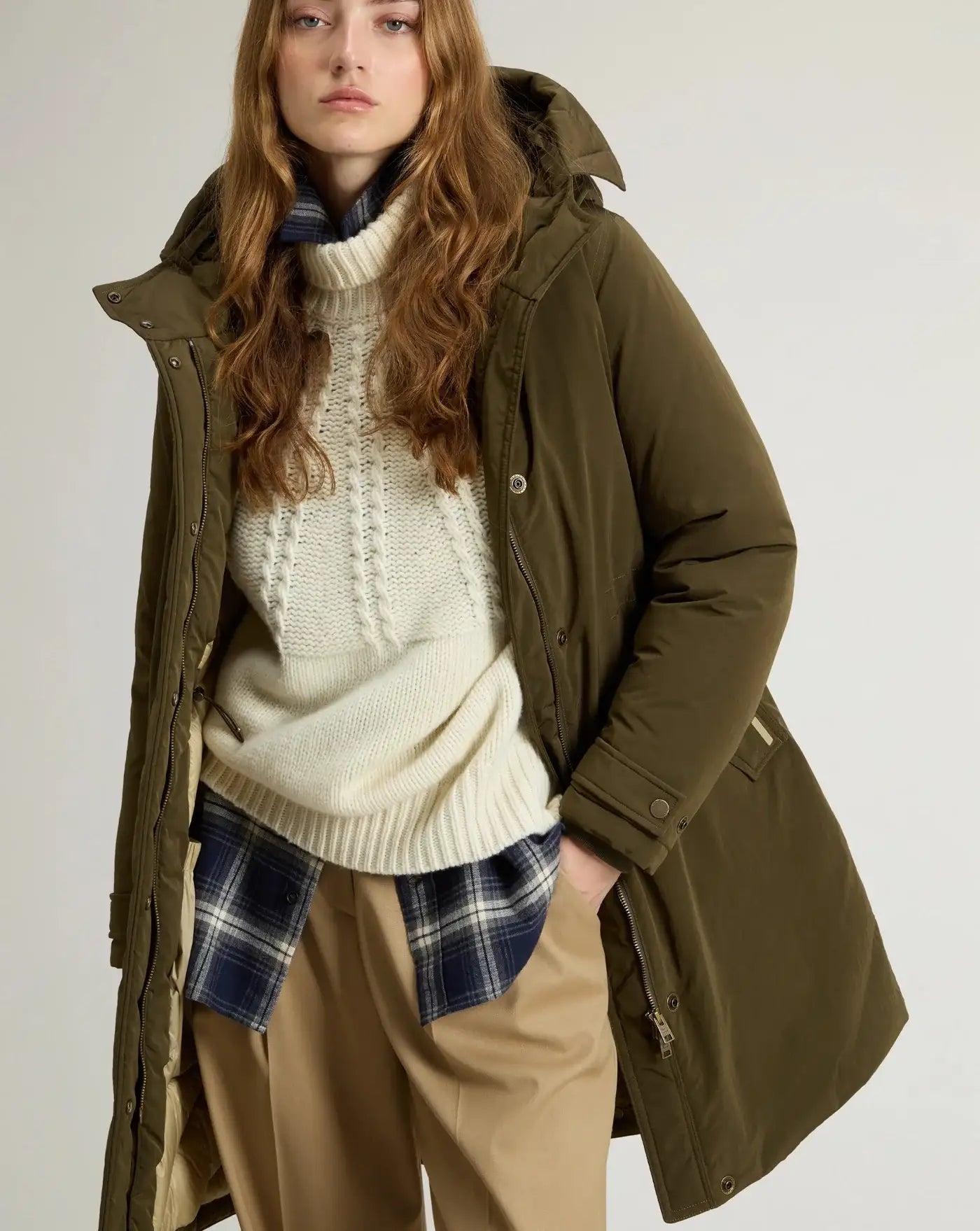 Chaqueta Woolrich Grace Fur Parka CFWWOU2044FRUT5092 614 WOOLRICH