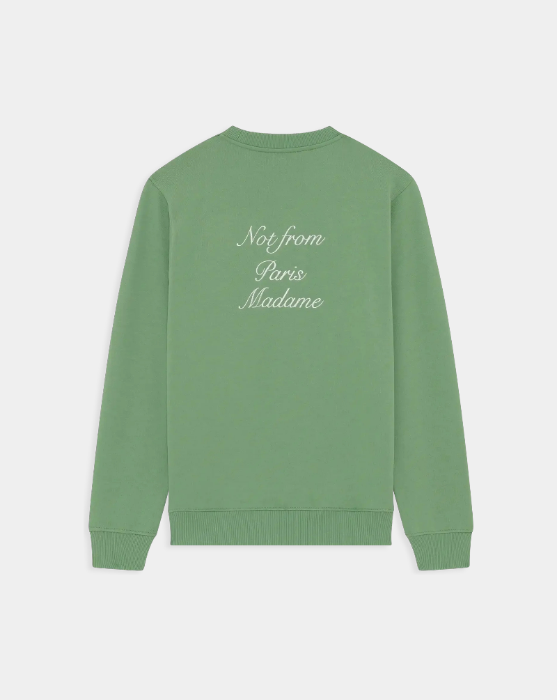 Sudadera Drole de Monsieur Slogan Calligraphy K-SW157 CO127LGN DROLE DE MONSIEUR