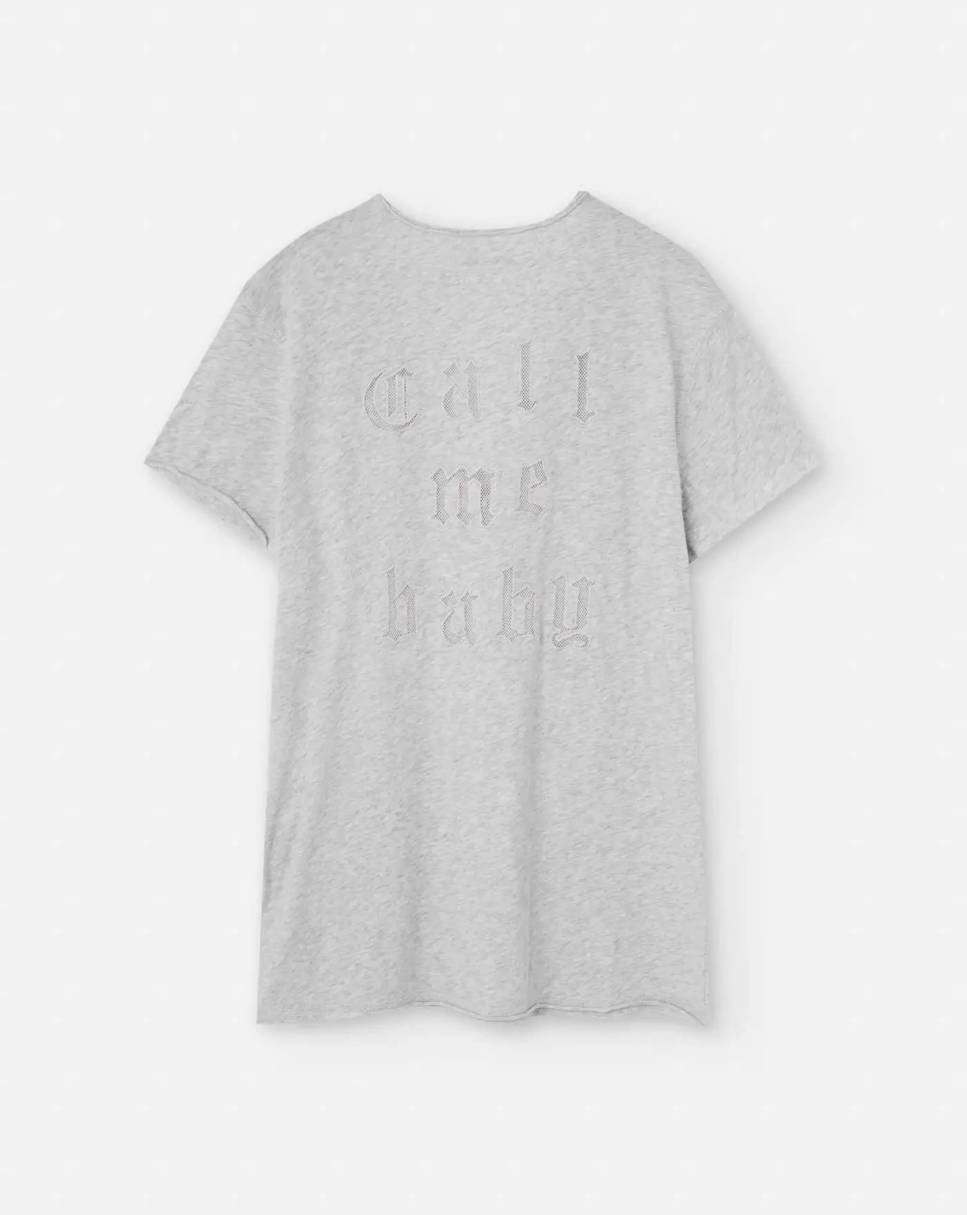 Camiseta Zadig & Voltaire Story Cl Fishnet Call me Baby JWTS02680 GRIS ZADIG & VOLTAIRE