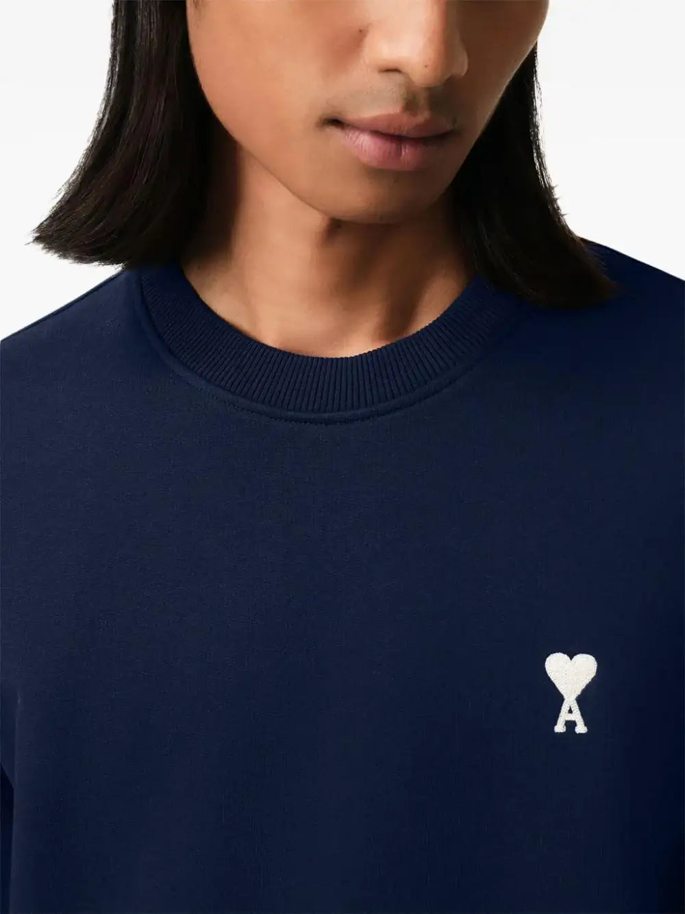 Sudadera Ami Paris Off White Ami de Coeur HSW060 730430 AMI PARIS