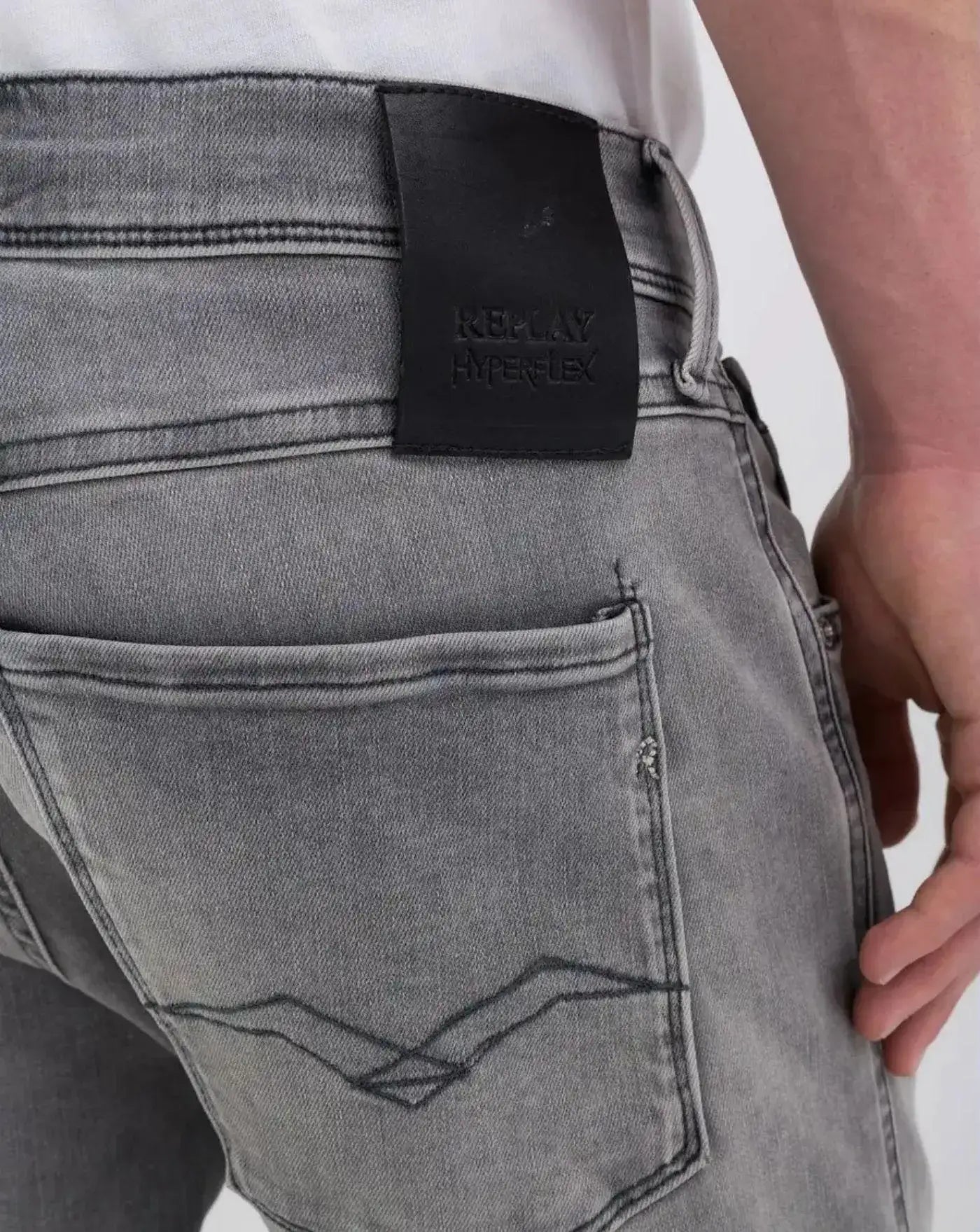Denim Replay Anbass Hyperflex M914032E66107B 096 REPLAY