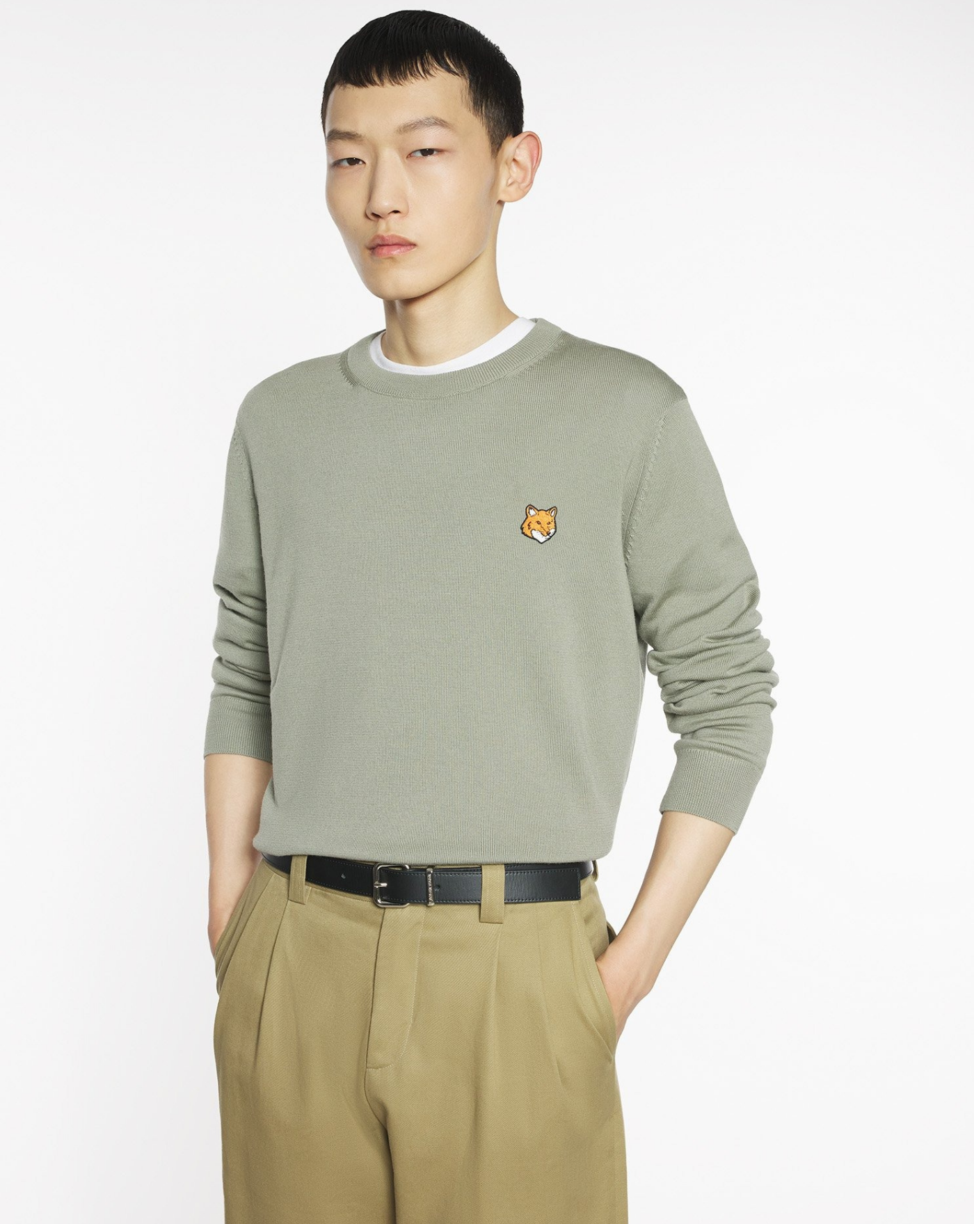 Jersey Maison Kitsune Fox Head PM00801KT1181 P131 MAISON KITSUNE