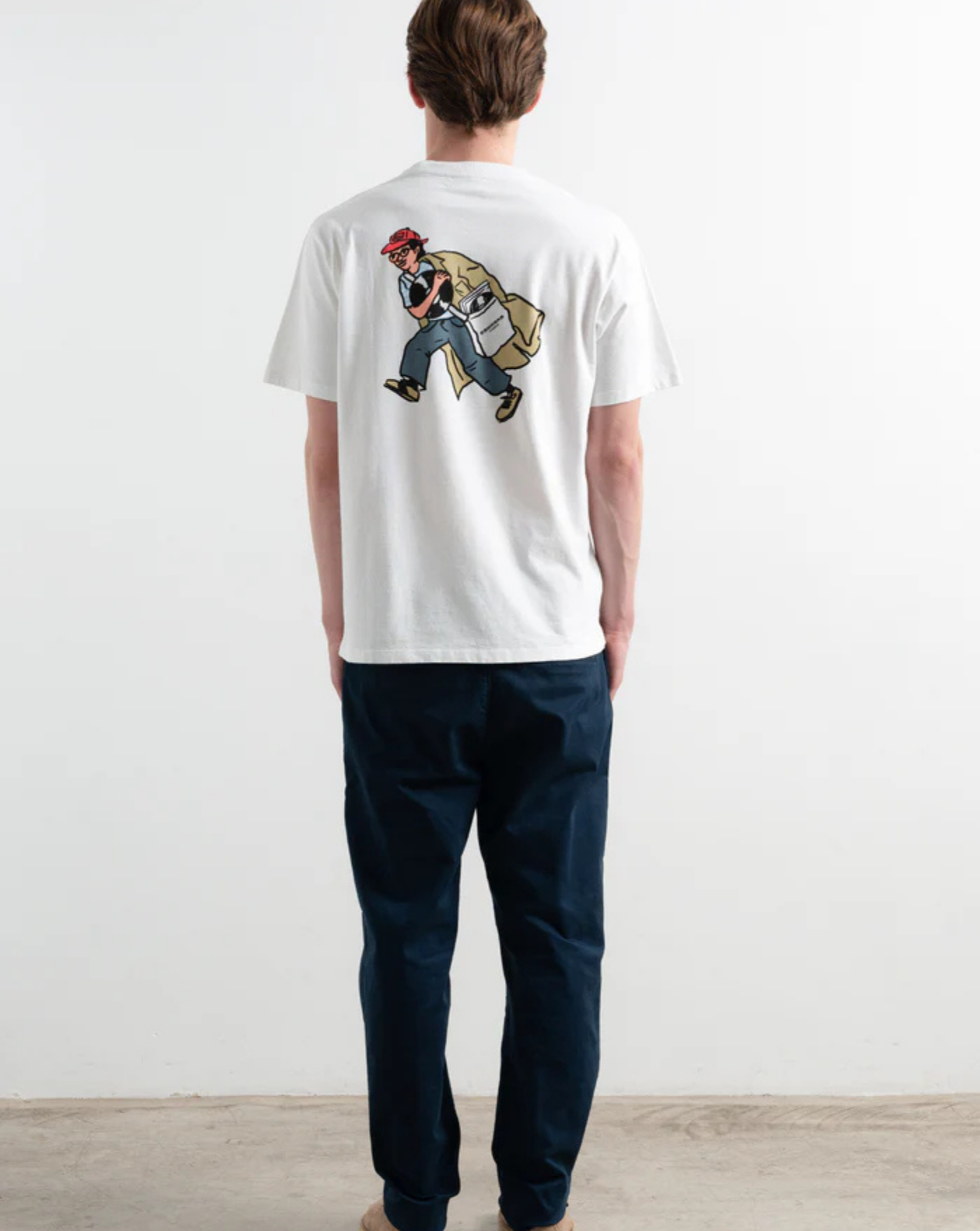 Camiseta Edmmond Melomaniac MELOMANIAC PLAIN WHITEWHITE EDMMOND