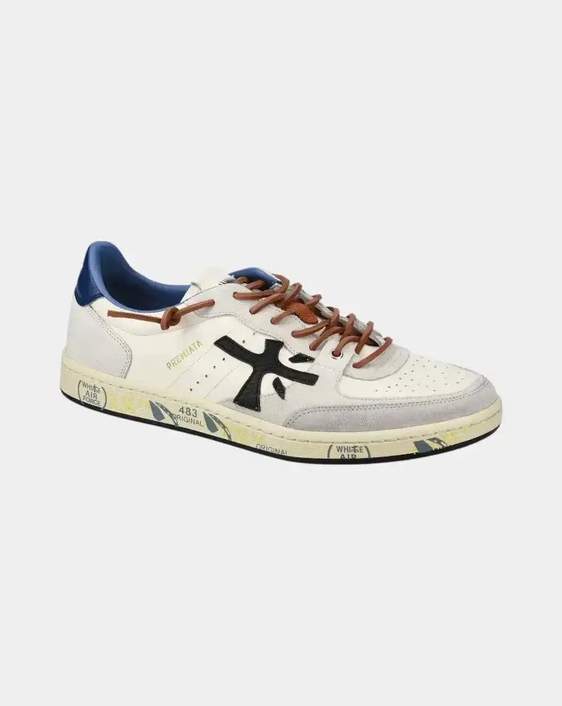 Zapatillas Premiata Basket Clay 7617 BSKTCLAY 7617 WHITE/BLUE