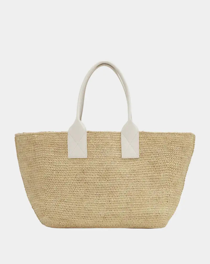 Bolso Ganni Easy Shopper Medium Raffia A6824 135 GANNI