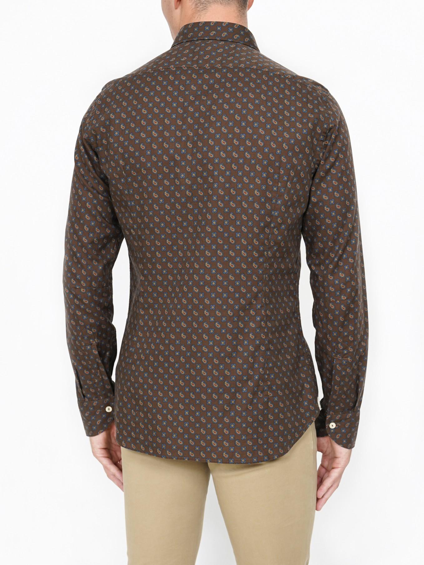 Camisa Tintoria Mattei Estampado T9D.NJW.FR3 SLIM 75 TINTORIA MATTEI