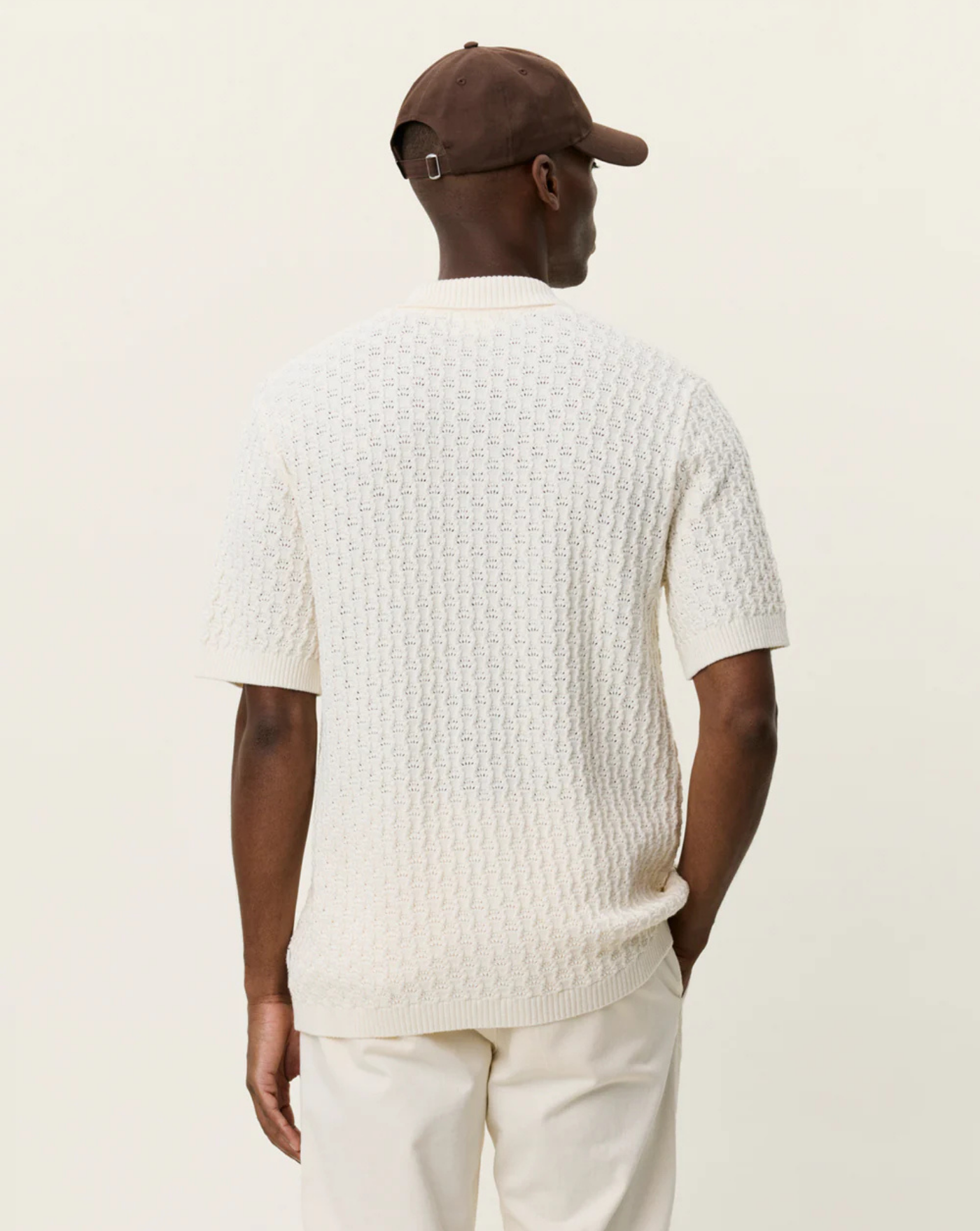 Camisa Les Deux Gespertus Knitted Shirt 1001301 211EGGNOG WHITE LES DEUX