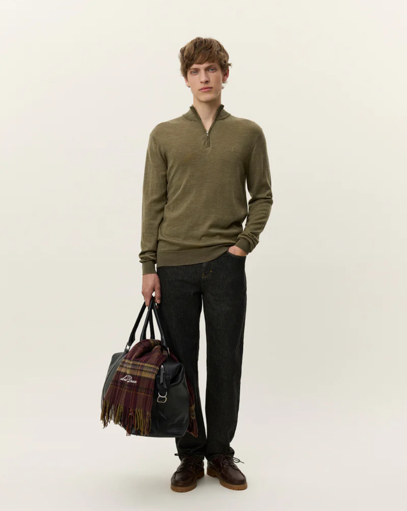 Jersey Les Deux Greyson Half Zip 1000405 537 LES DEUX