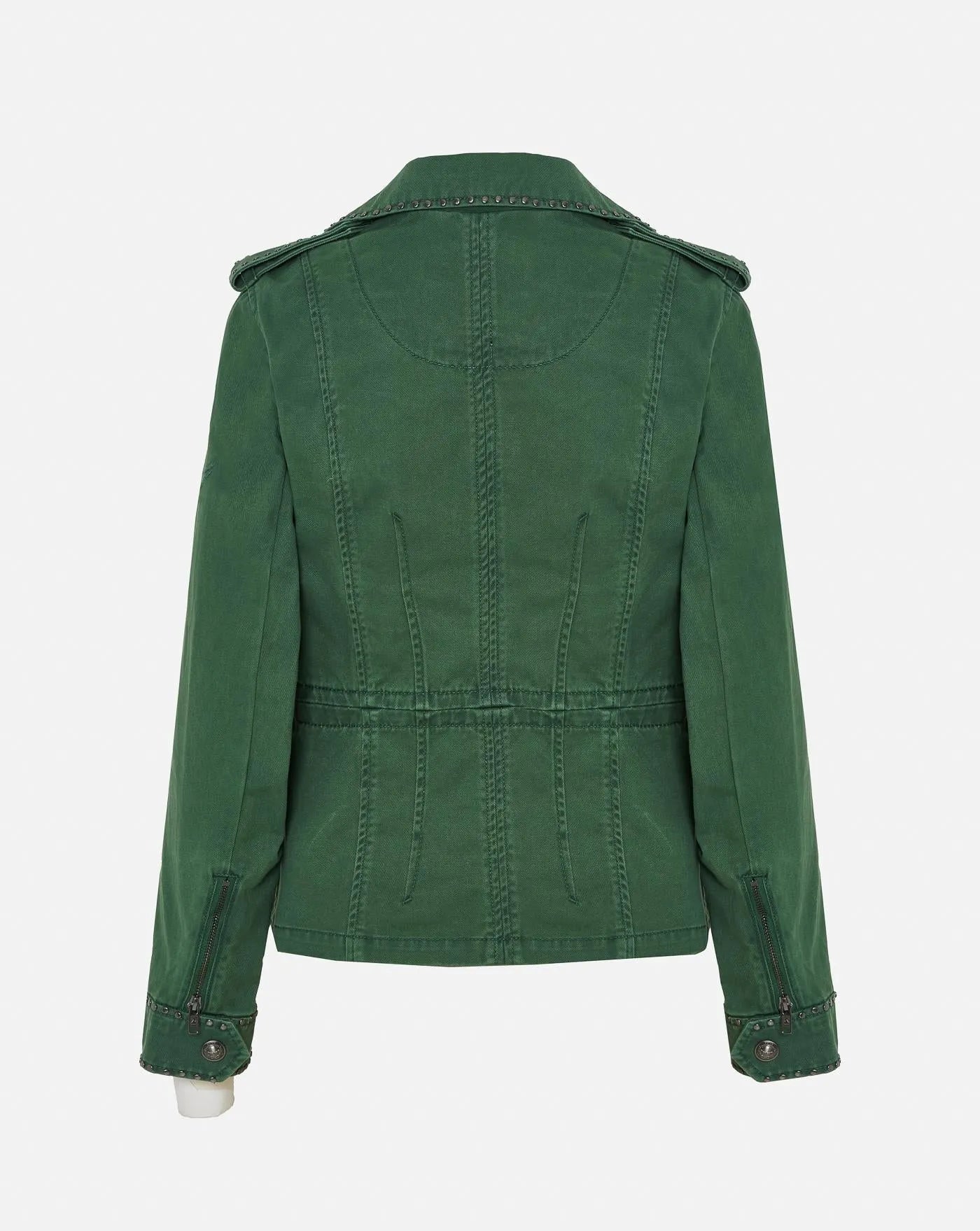 Chaqueta Zadig & Voltaire Klimi Cotton Lave Studs WWOW01677 CORIANDER 330 ZADIG & VOLTAIRE