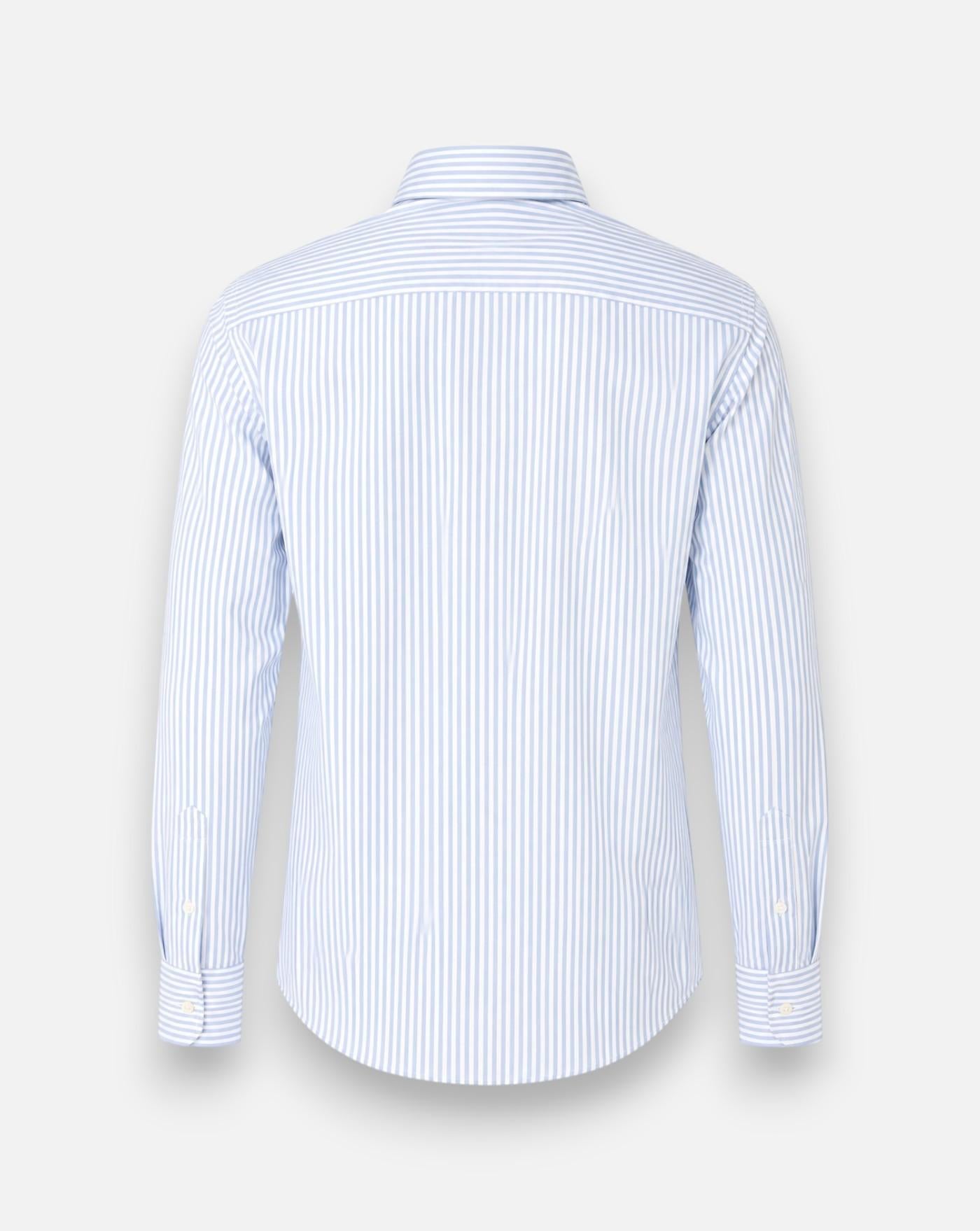 Camisa Traiano Milano Vicent Radical Fit T16003 317 162 LIGHT BLUE STRIPED TRAIANO MILANO