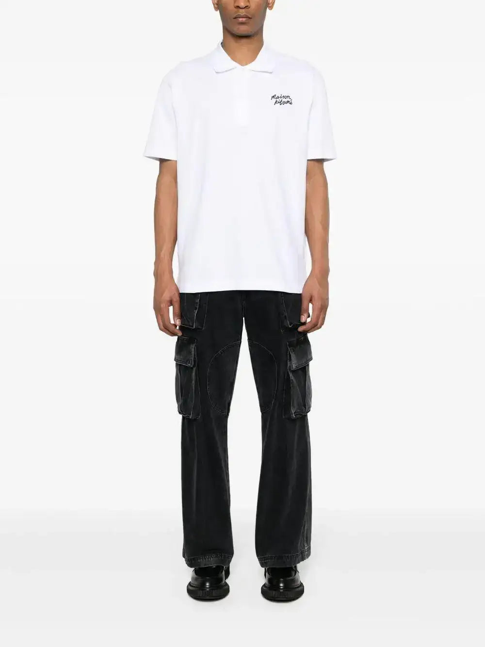 Polo Maison Kitsuné Handwritting MM00201KJ7010 M186 MAISON KITSUNE