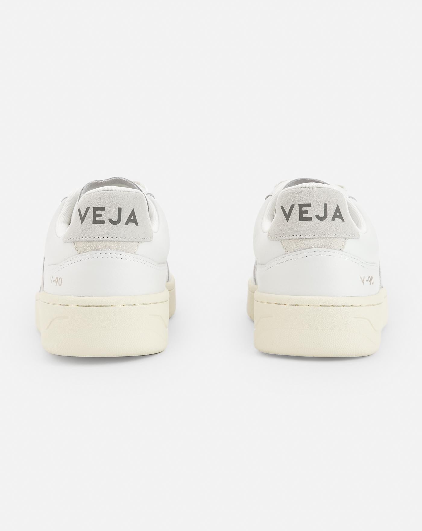 Zapatillas Veja V-90 O.T. Leather Extra White Natural VD2003655B EXTRA-WHITE-NATURAL VEJA
