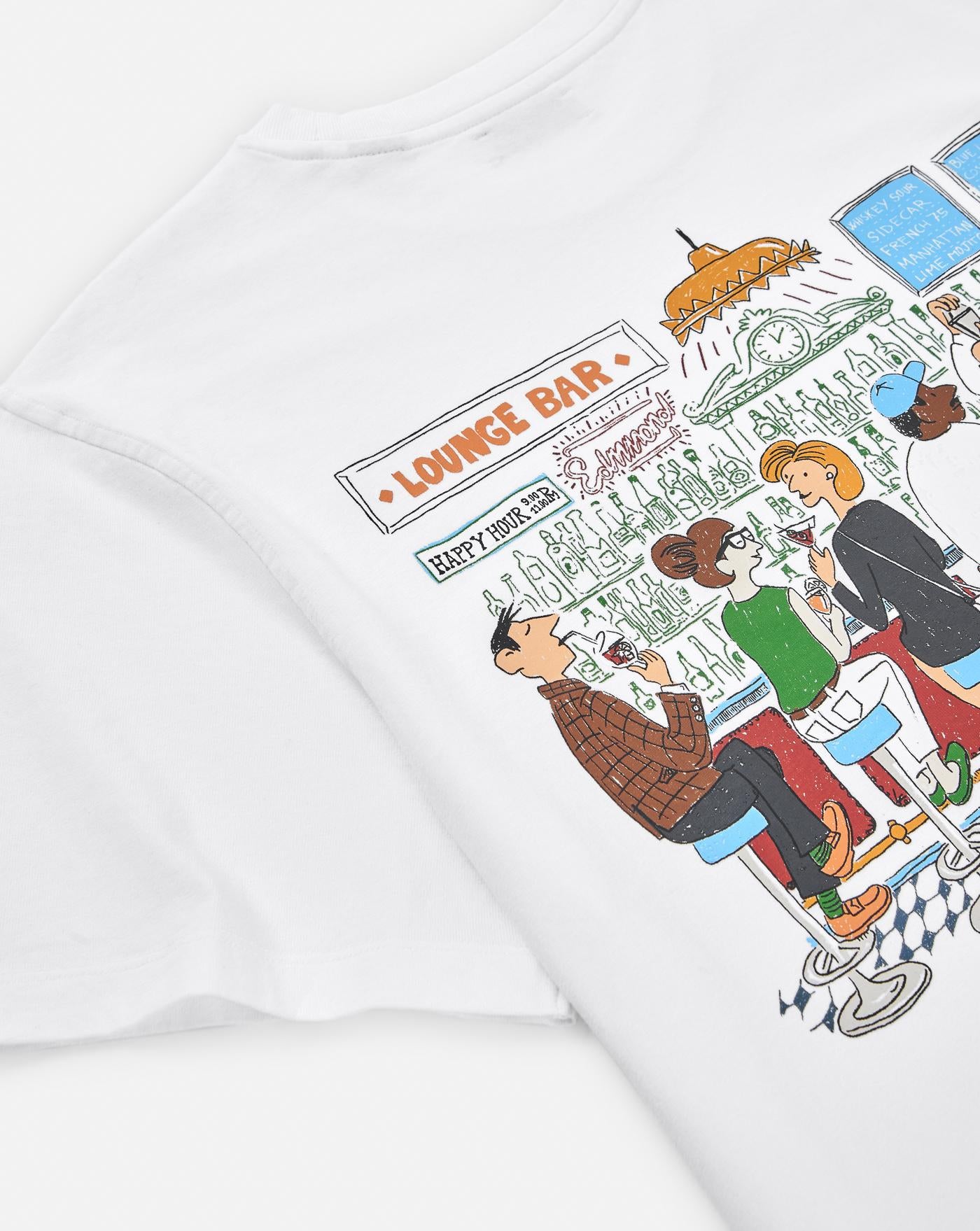 Camiseta Edmmond Lounge Bar 1253010000 PLAIN WHITE EDMMOND