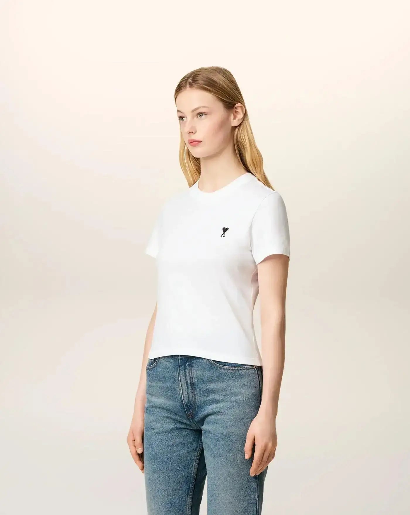 Camiseta Ami Paris Ami de Coeur FTS347724 100 AMI PARIS
