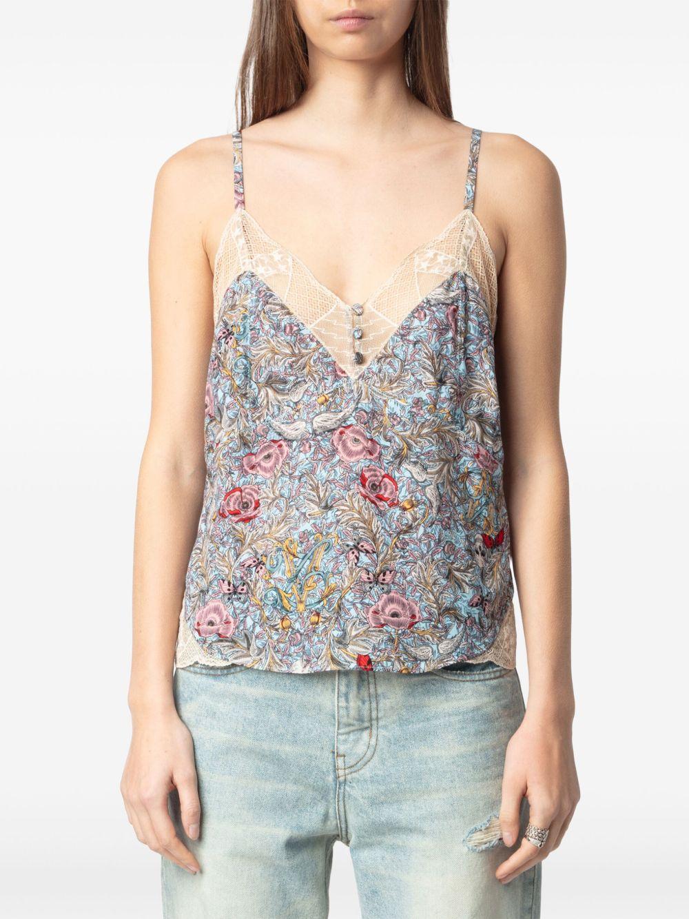 Top Zadig & Voltaire Cyoko WWCR01270 MIST 428 ZADIG & VOLTAIRE