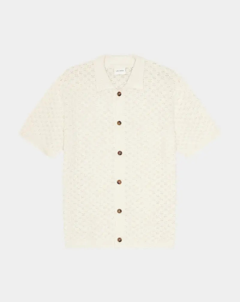Camisa Les Deux Gespertus Knitted Shirt 1001301 211EGGNOG WHITE LES DEUX