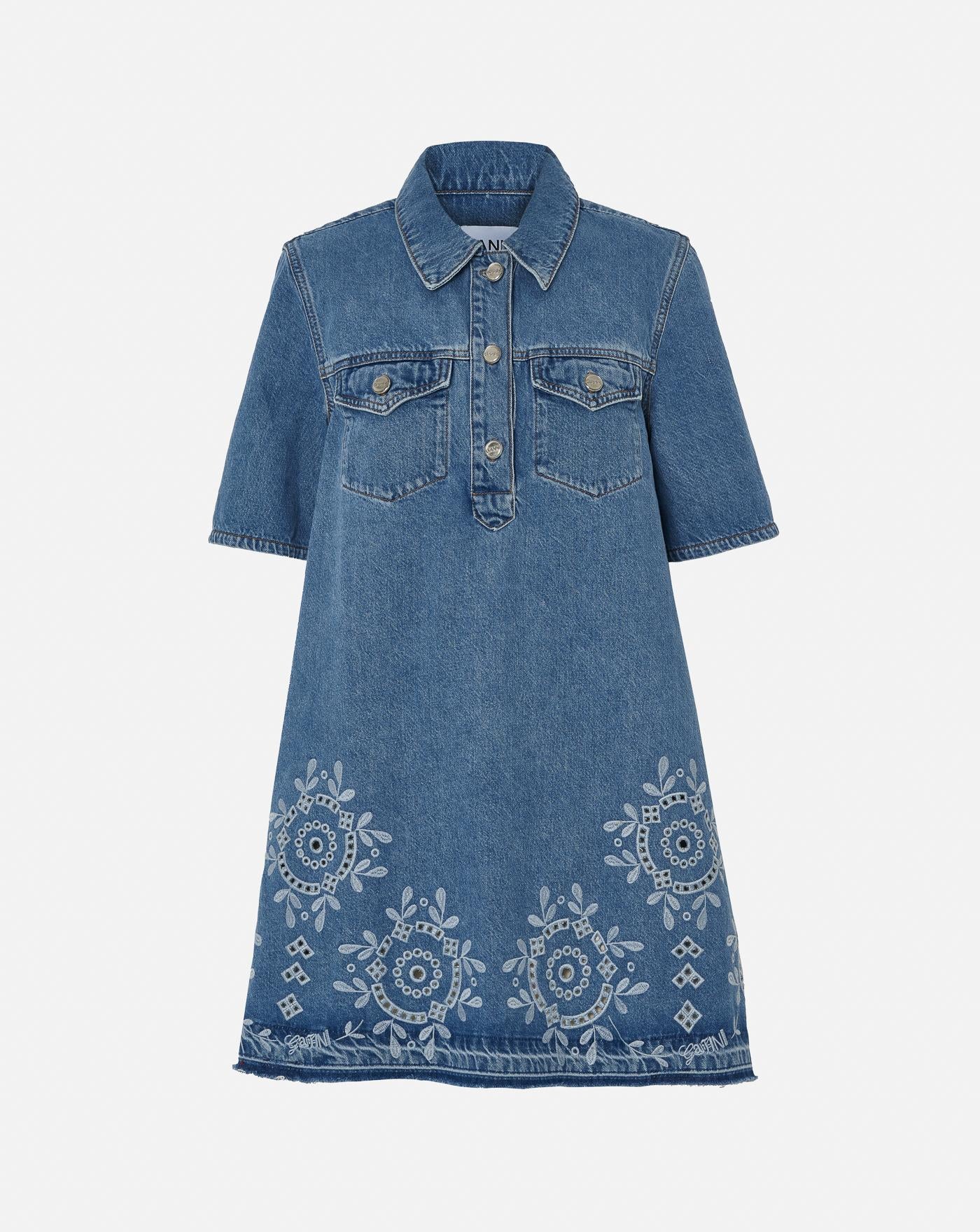 Vestido Ganni Denim J1694 564 GANNI