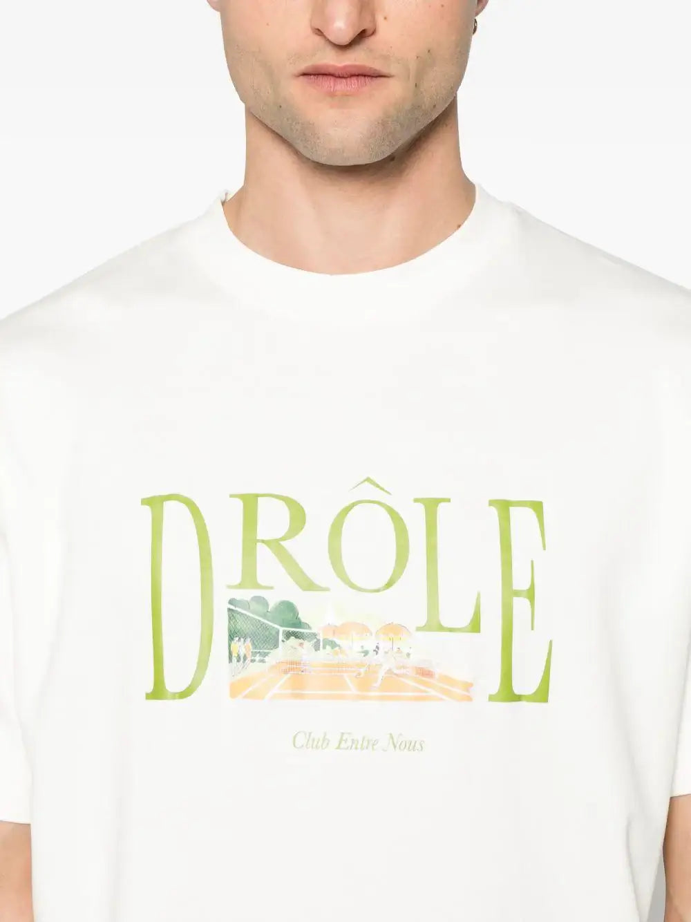 Camiseta Drole de Monsieur Tennis Court TS246 CO002 OW DROLE DE MONSIEUR