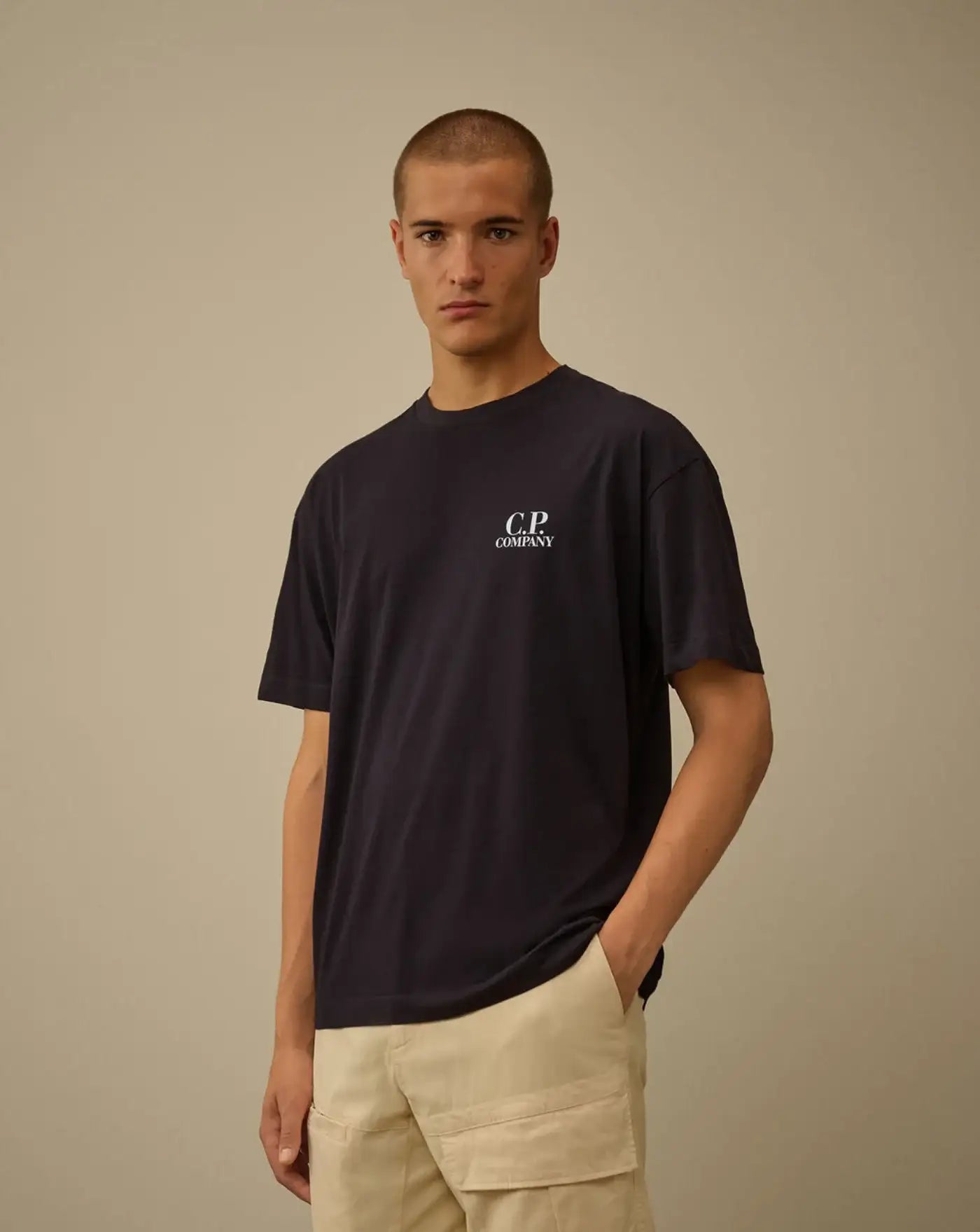 Camiseta C.P. Company 30/1 Jersey 19CMTS103A005100W 888 C.P. COMPANY