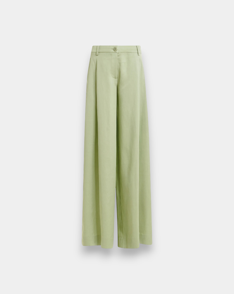Pantalon Essentiel Antwerp Justicia Wide Leg Pants JUSTICIA BS22BASIL SMASH ESSENTIEL ANTWERP