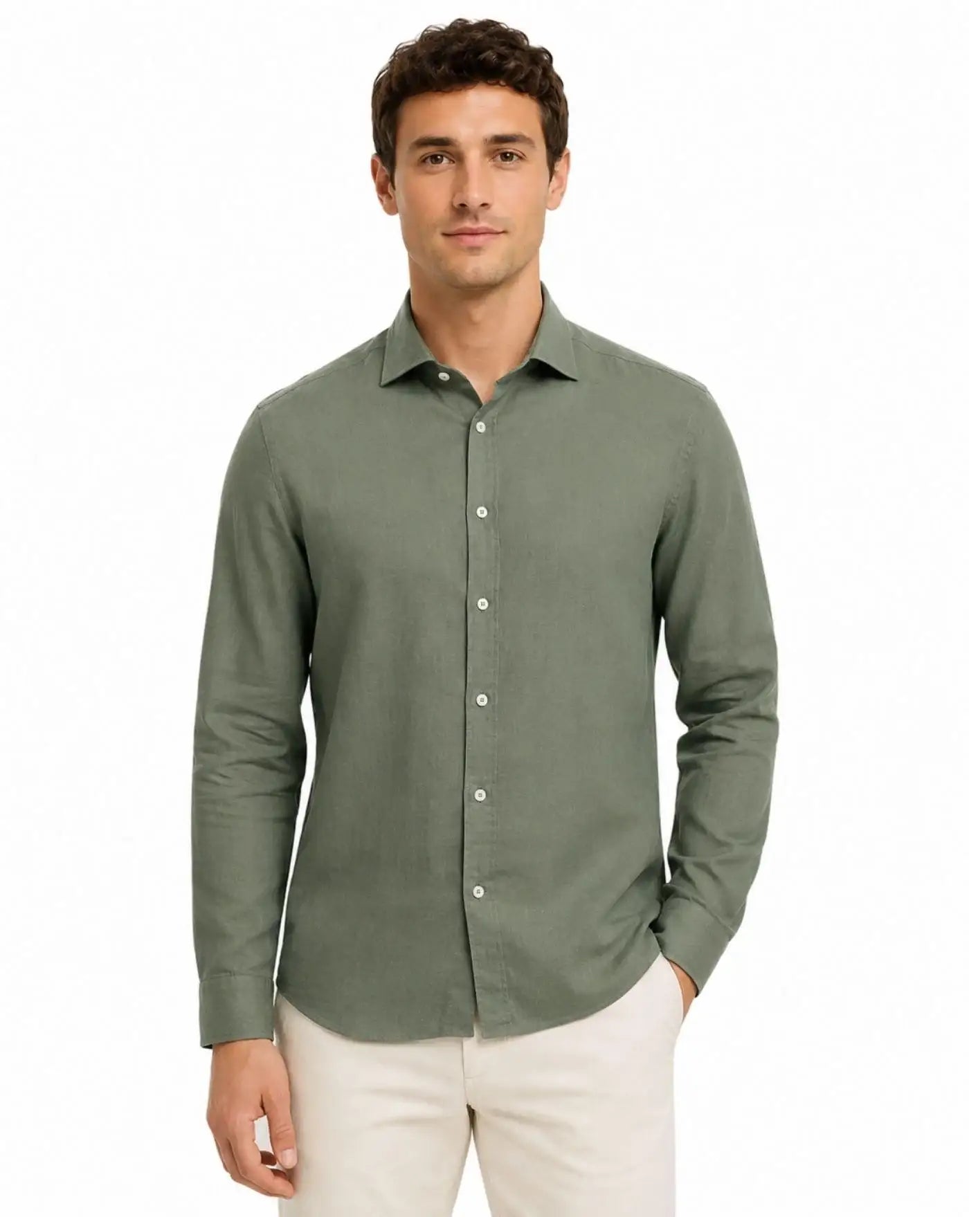 Camisa Bastoncino Lino B050 10 BASTONCINO
